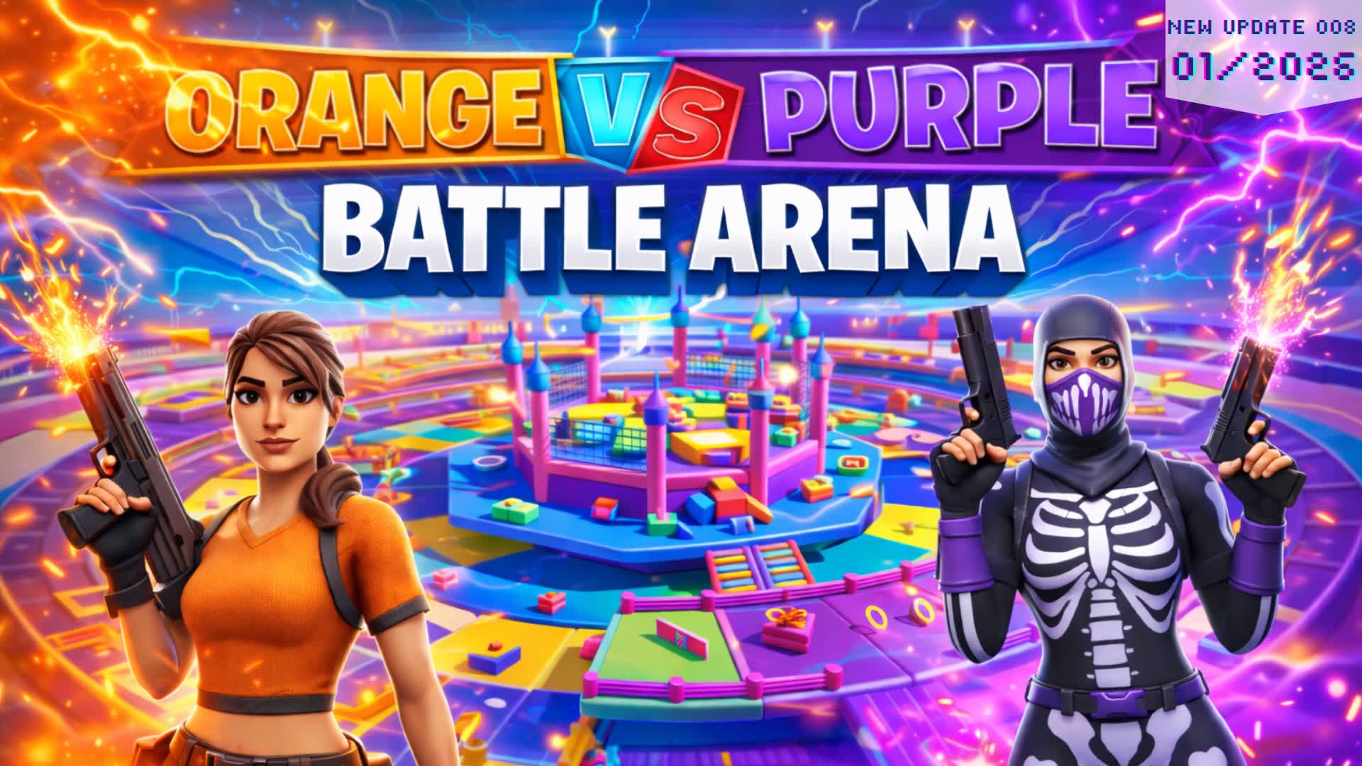 ORANGE VS PURPLE BATTLE ARENA