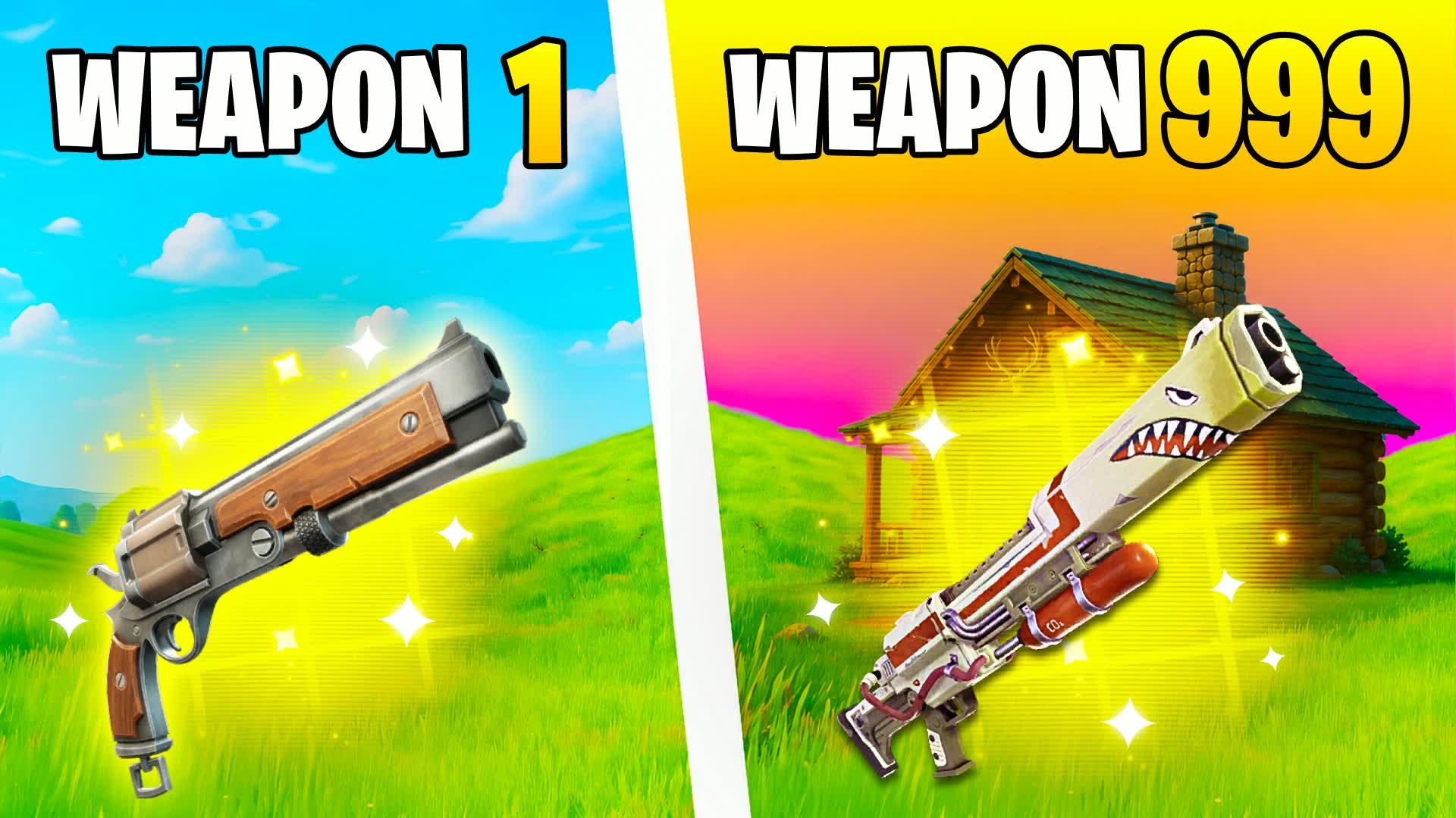 🌲 LONELY LODGE GUN GAME 🎯 ONE SHOT