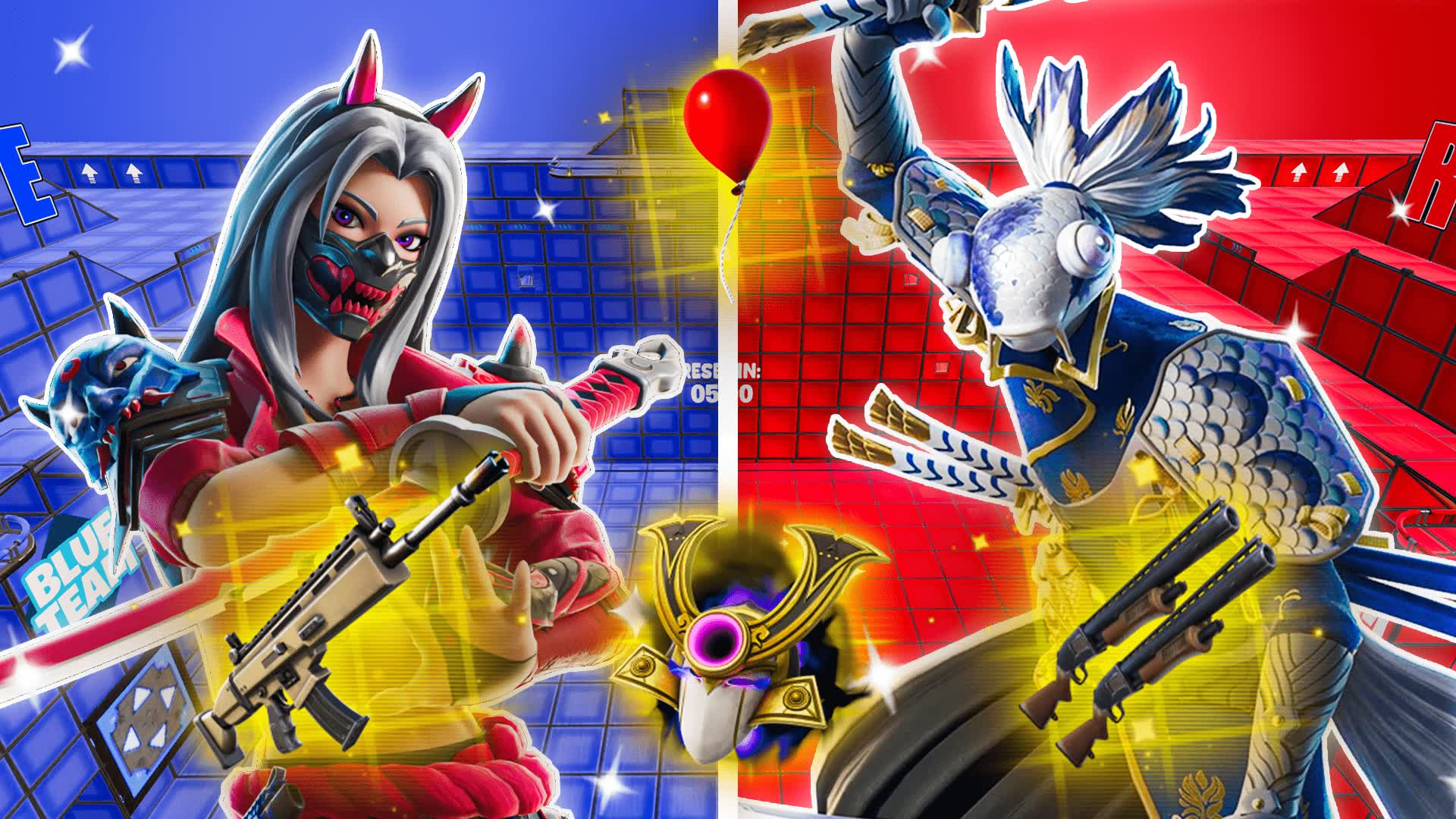 CRAZY RED VS BLUE 🔴🔵