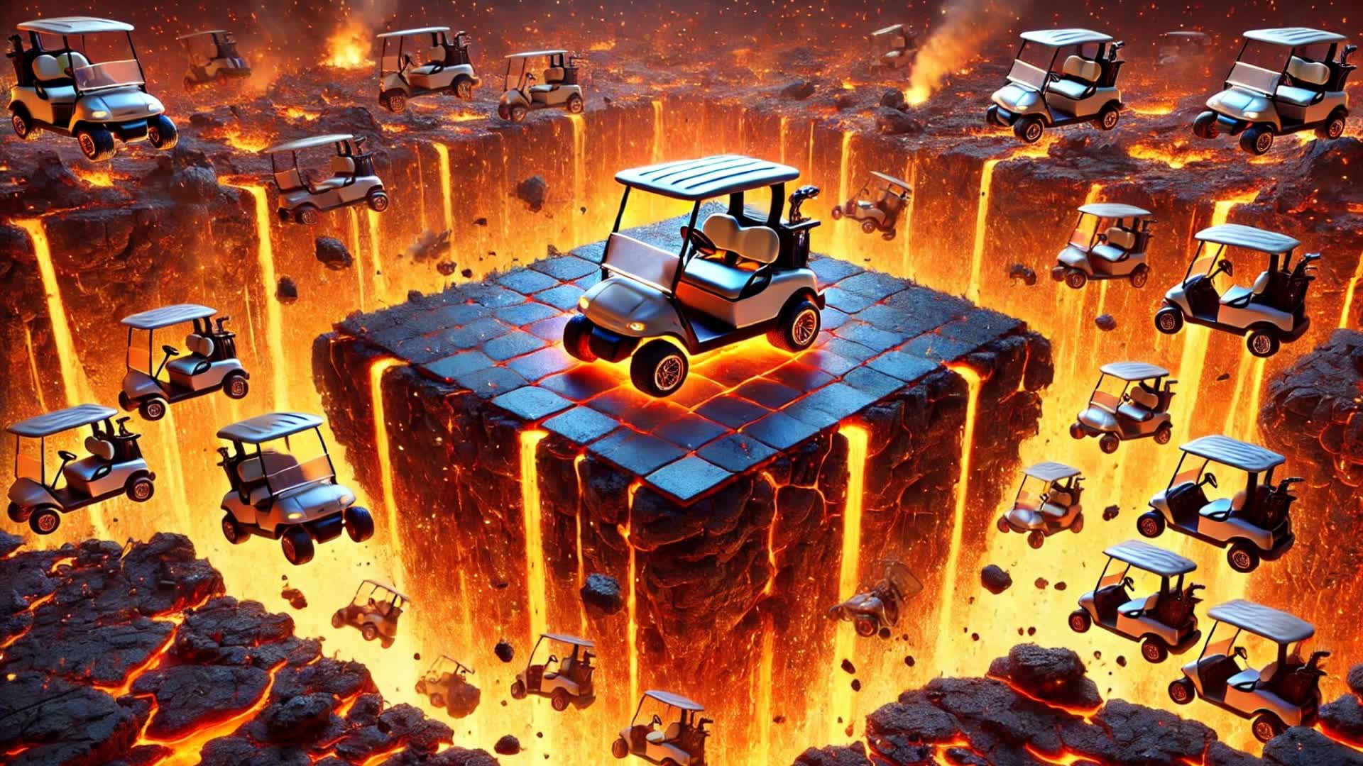 Falling Tiles - Lava Pit