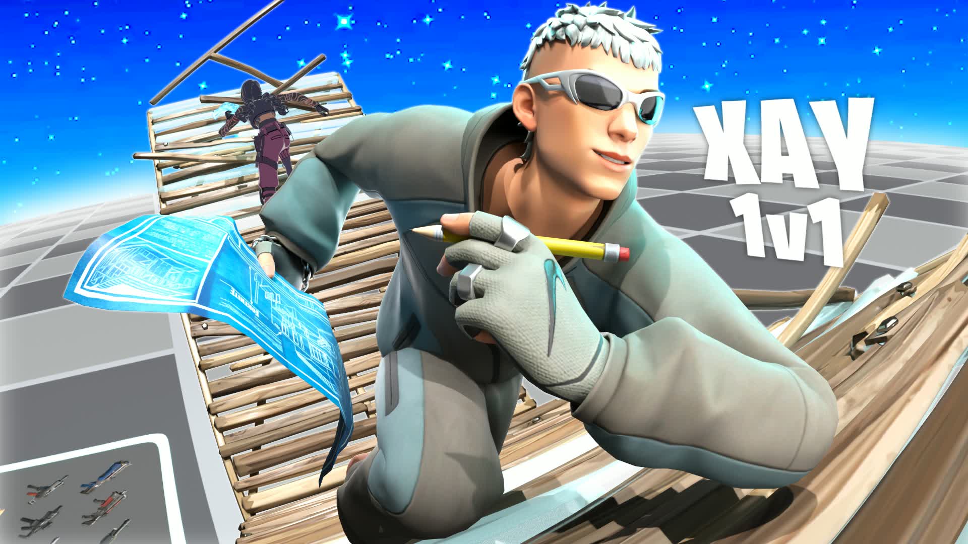 XAY 1V1 BUILD FIGHTS (200 PUMPS)