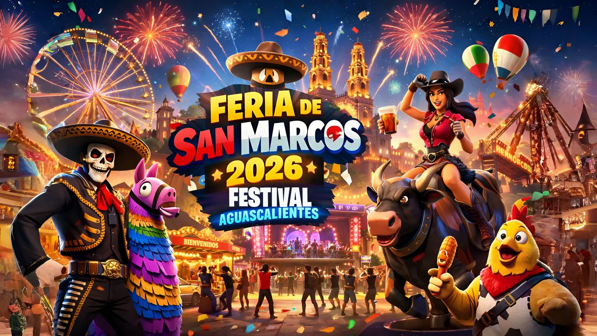 FERIA de SAN MARCOS 2026 🎡 FESTIVAL MX