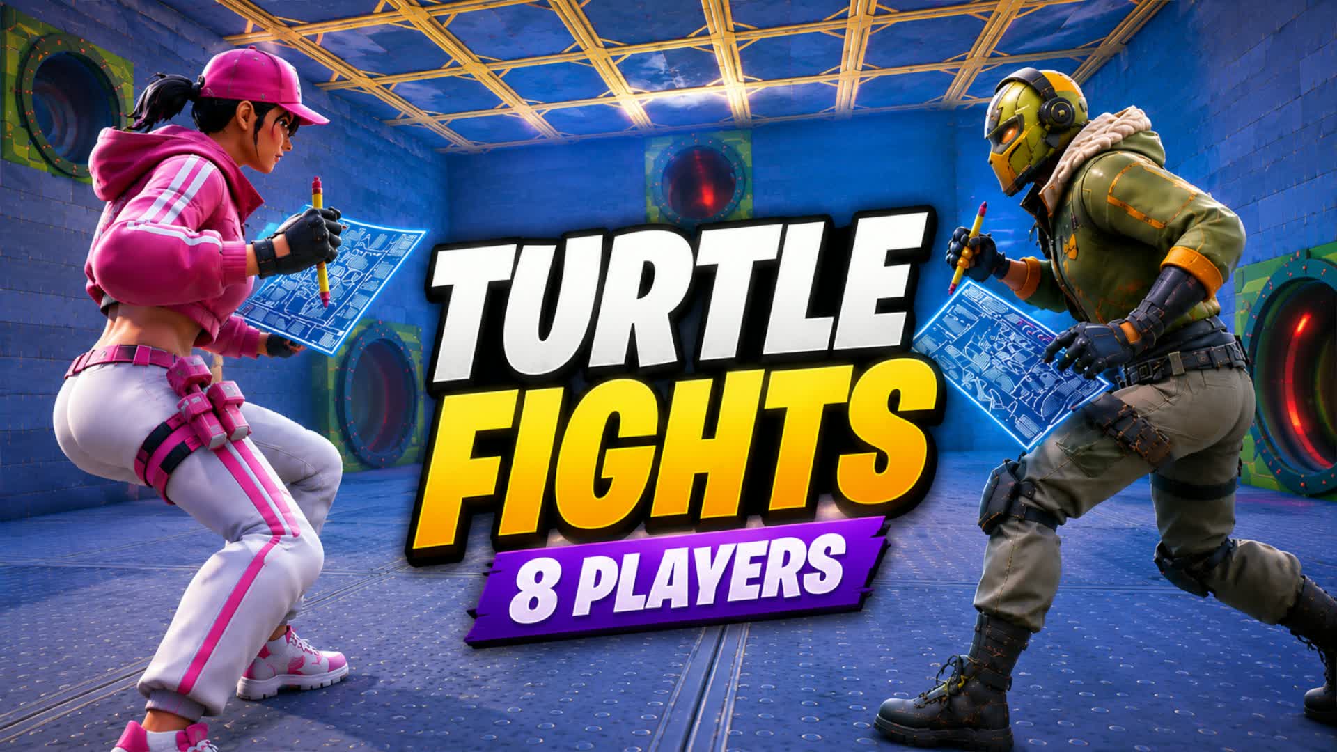 Turtle Fights 8 Players