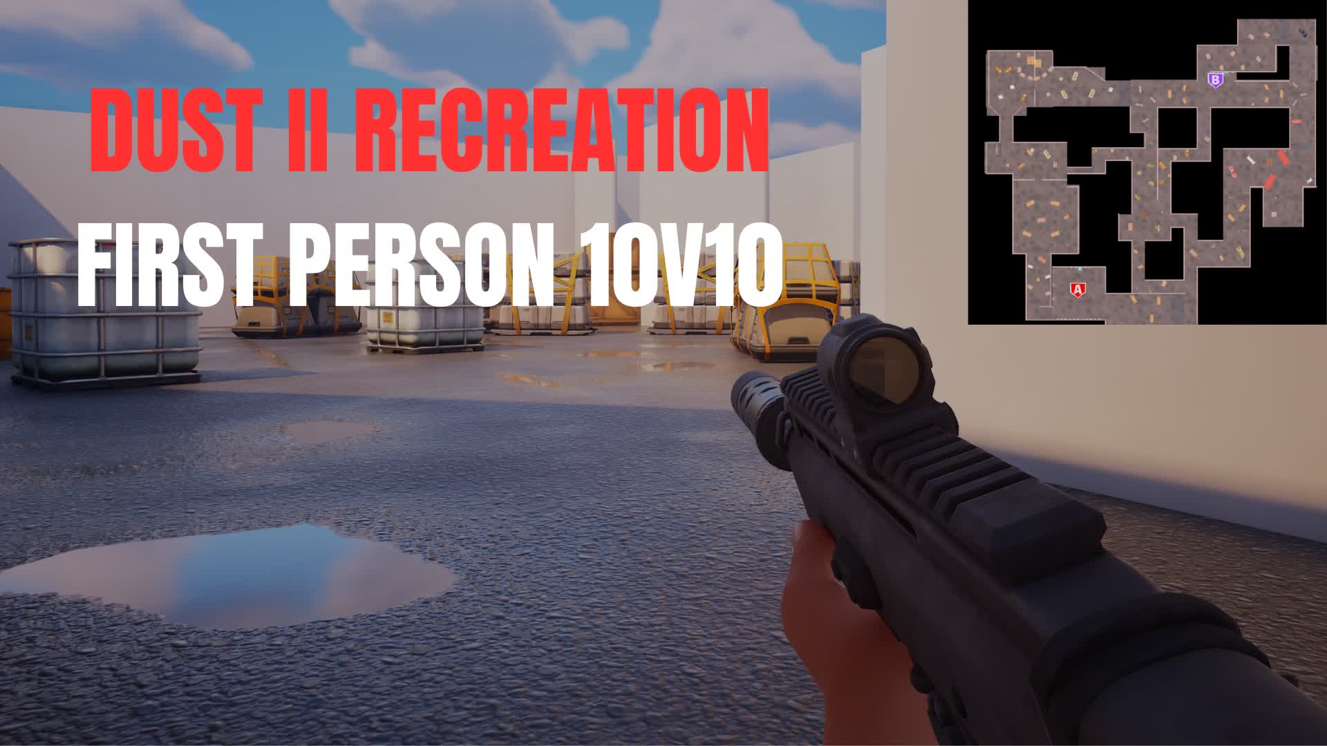 Dust II recreation 10V10
