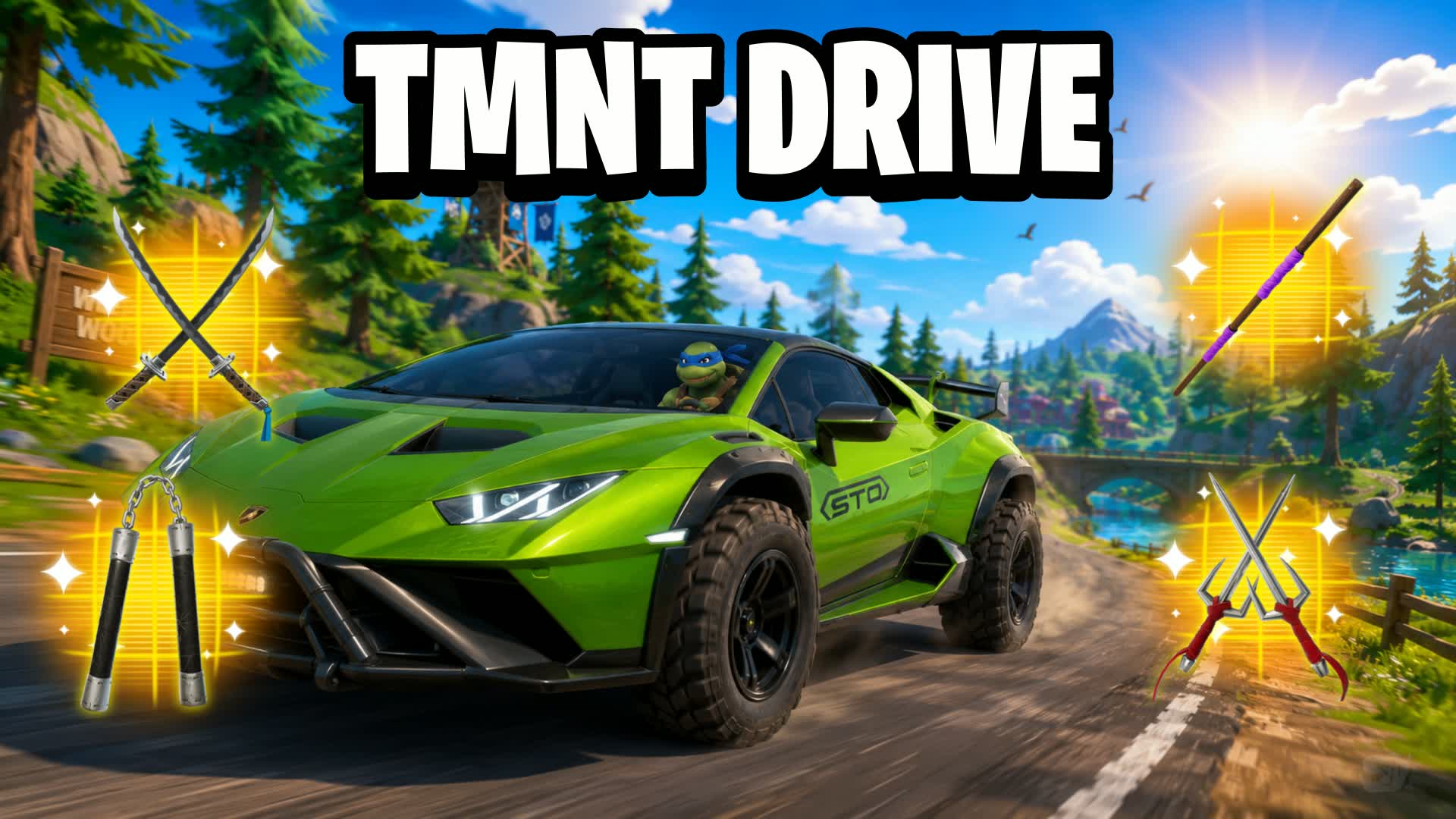 TMNT Drive ⭐ FFA 🧟 Zombies