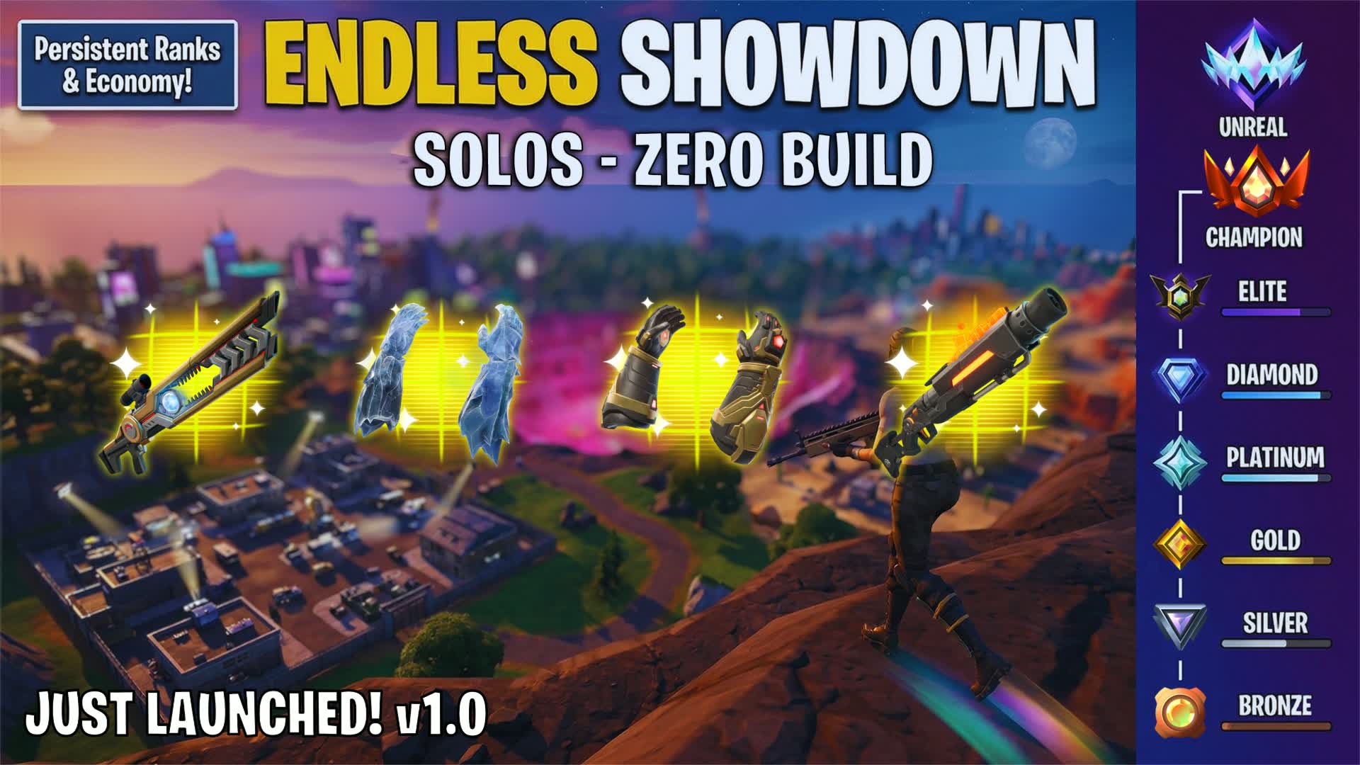 🏆 ENDLESS SHOWDOWN: SOLOS - ZERO BUILD