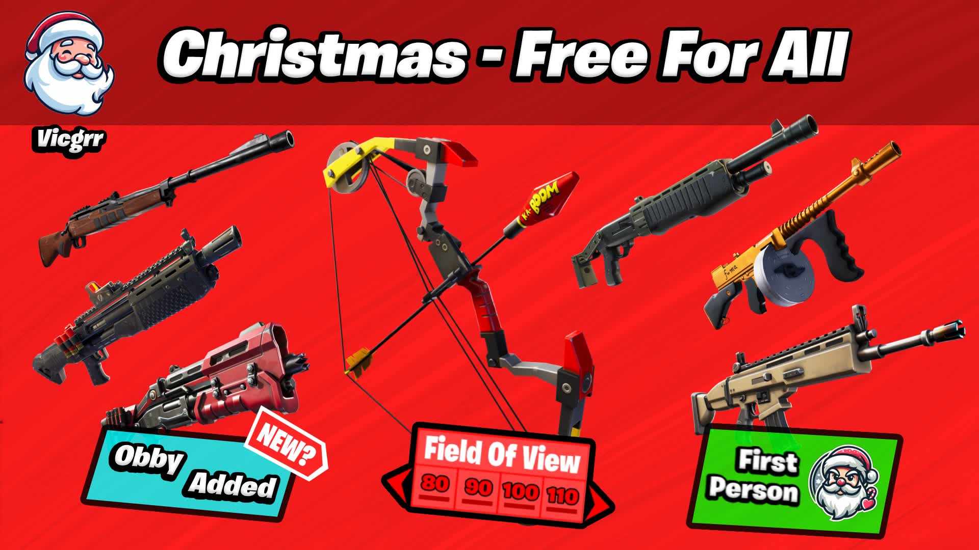 🎄Christmas Arena - Free For All🎅(Obby)