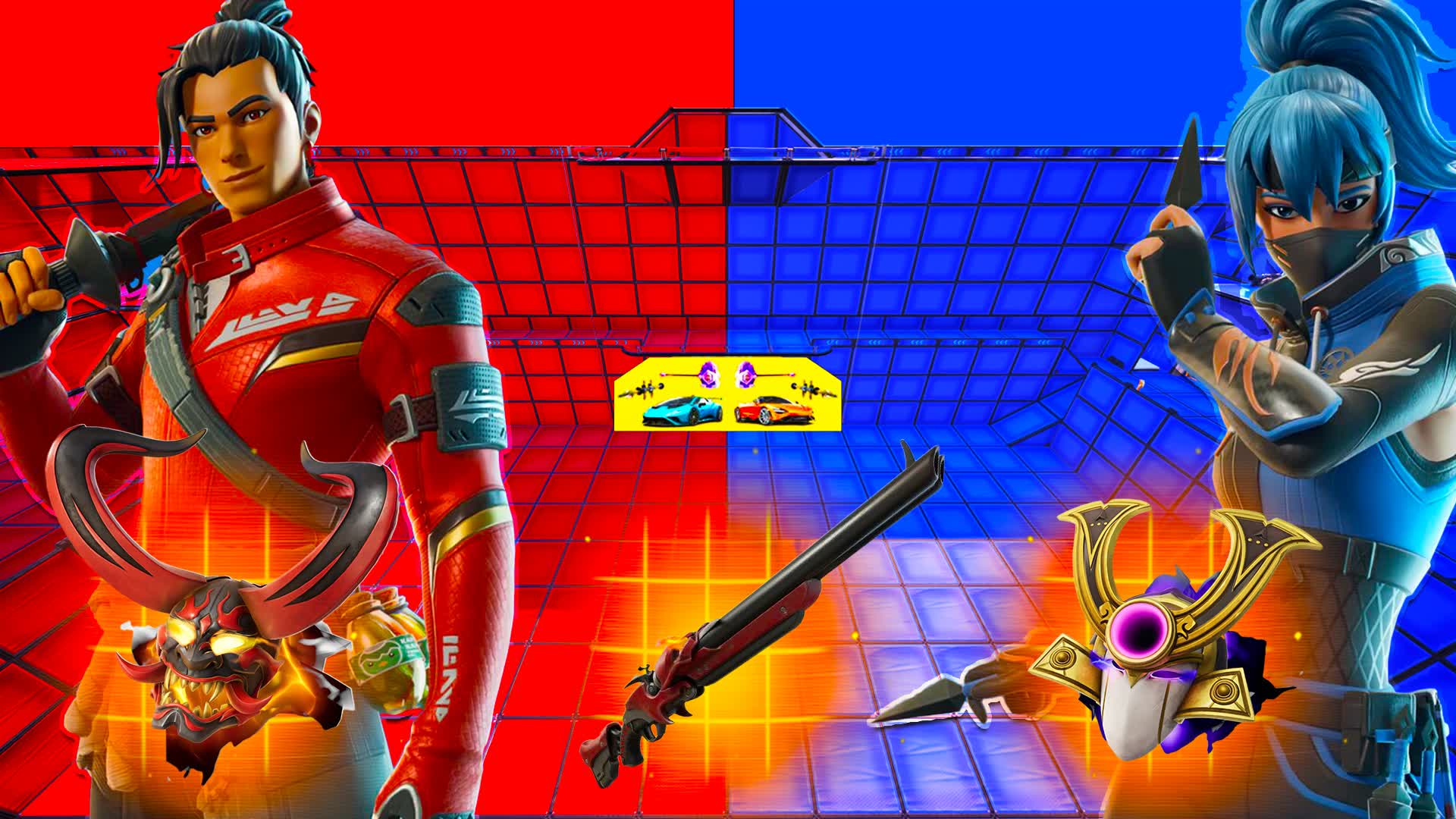 INSANE NINJA 🔴 RED VS BLUE 🔵