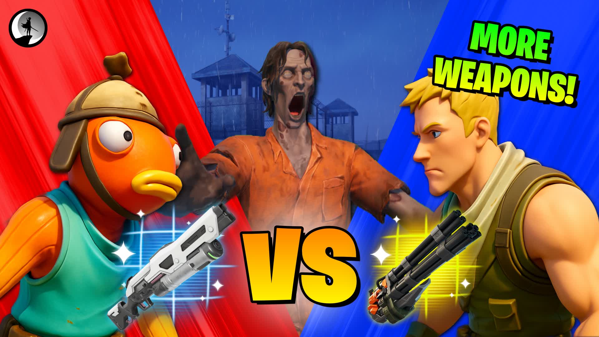 Prison - Red vs Blue vs Zombies 🔴🔵