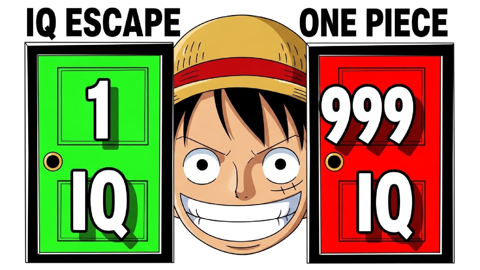 ONE PIECE 👒 IQ ESCAPE ROOM