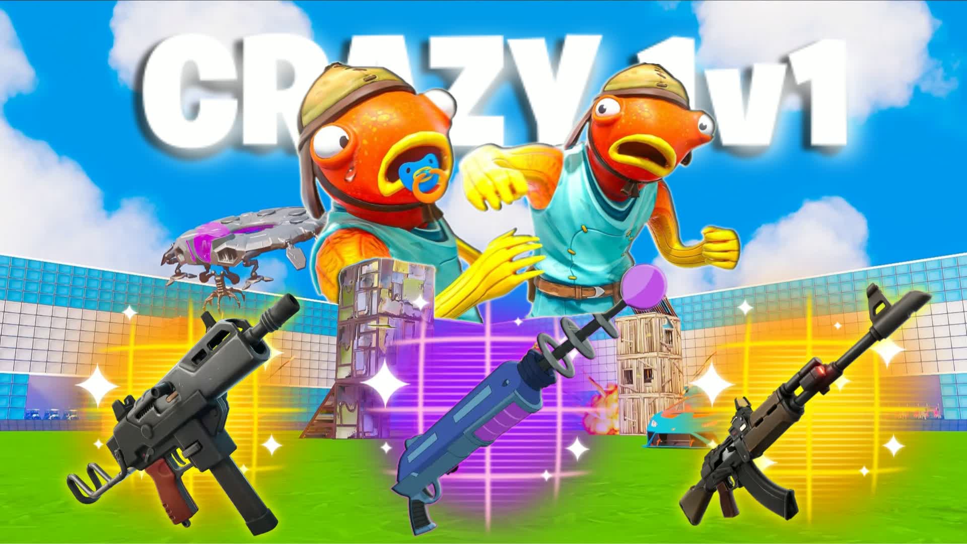 CRAZY 1V1 WITH EVERY GUN 🌟