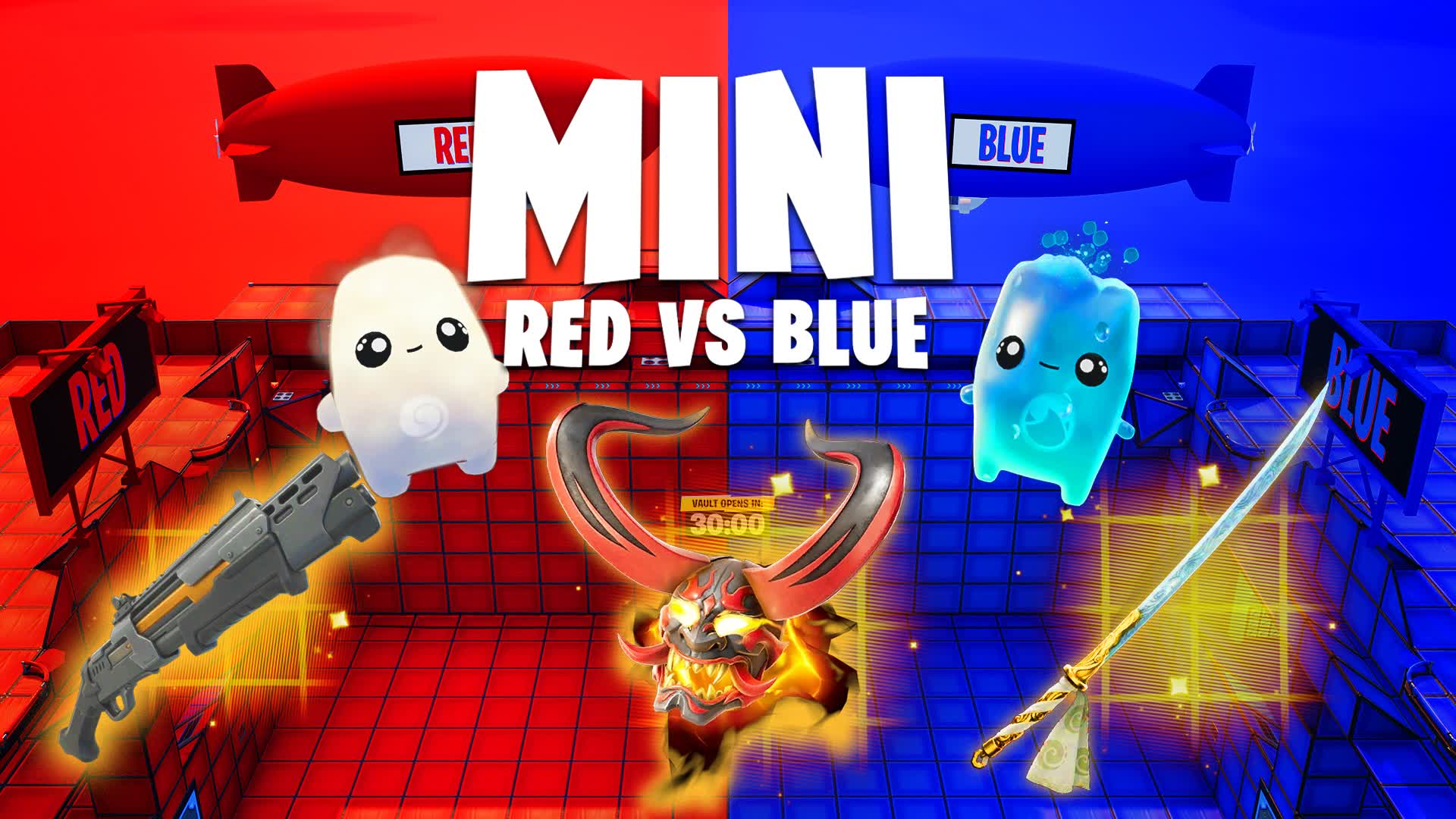 MINI RED VS BLUE 🔴🔵 TYCOON