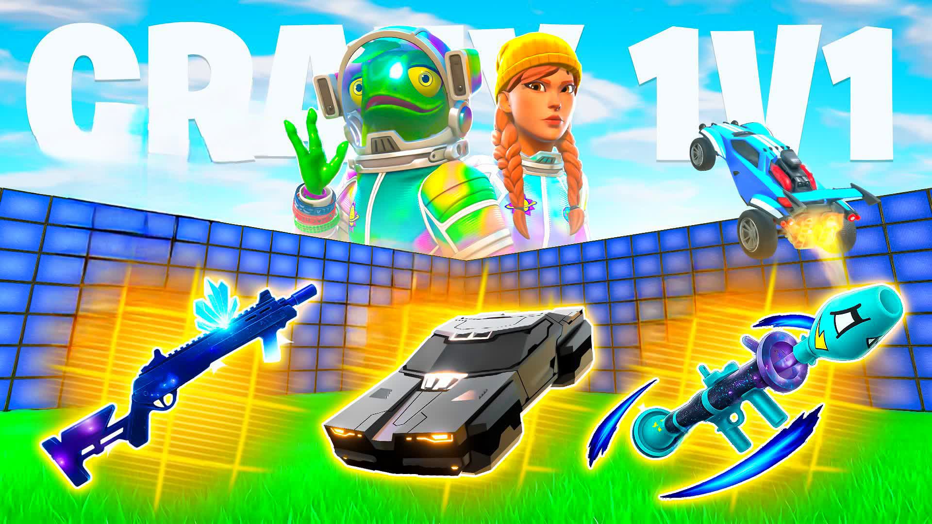 CRAZY ALL GUNS 1V1 1853-4098-4457🏆