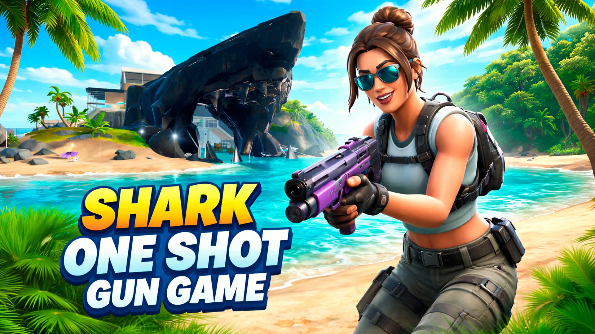 Shark One Shot One HP Gun Game 🦈🔫