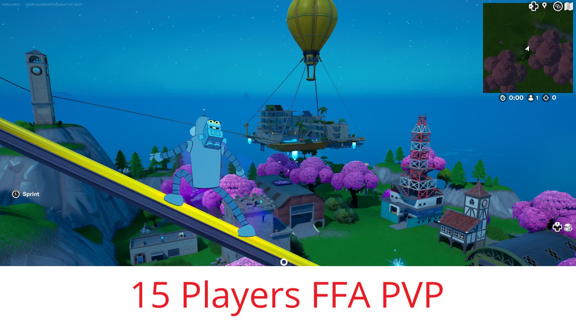 15 players PvP Deathmatch
