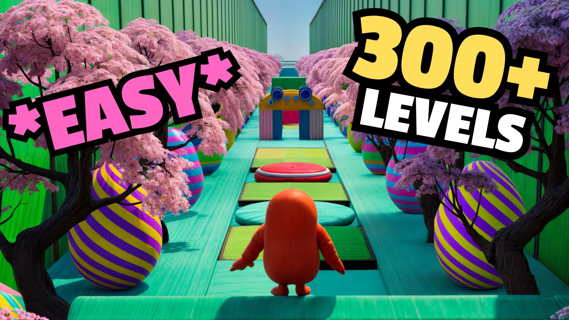 🌸🥚Fall Guys Spring Parkour 300+🌸🥚
