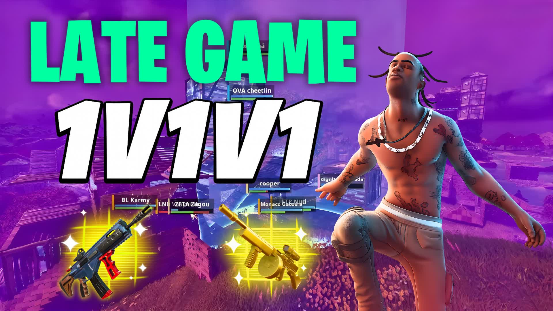 1V1V1 LATE GAME SOLO PRACTICE