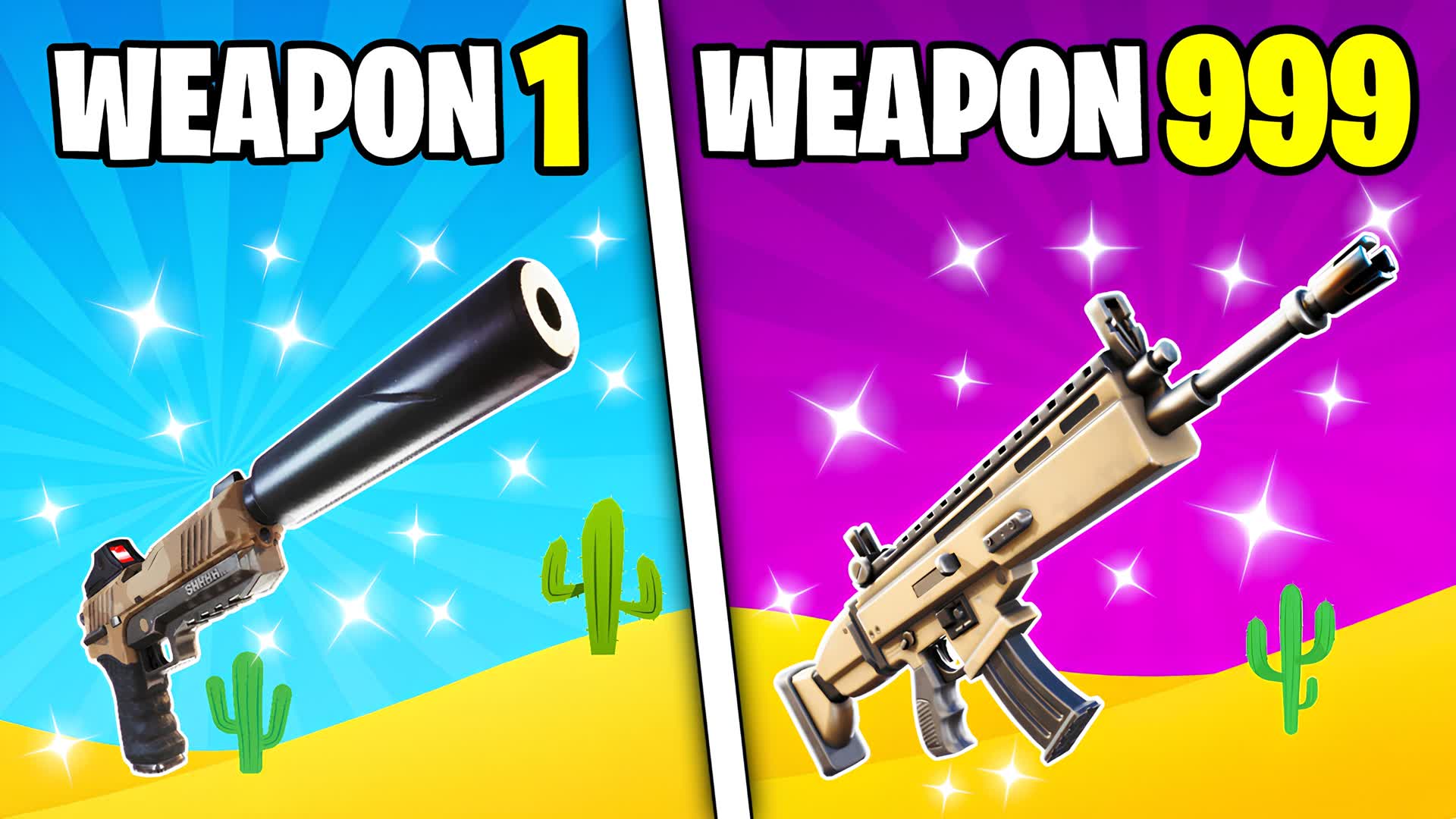 SUPER DESERT🌵GUN GAME🐪ONE SHOT🤯