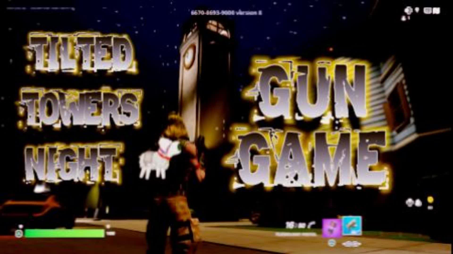 Tilted Towers Night Gun Game