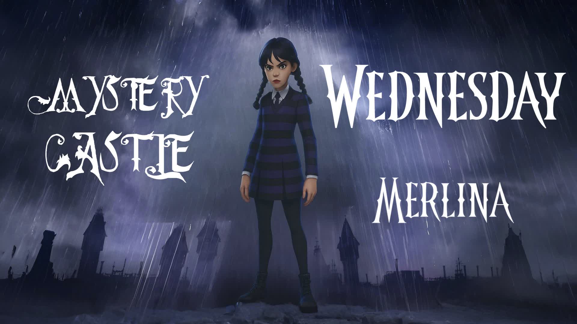 WEDNESDAY ADDAMS MYSTERY CASTLE MERLINA