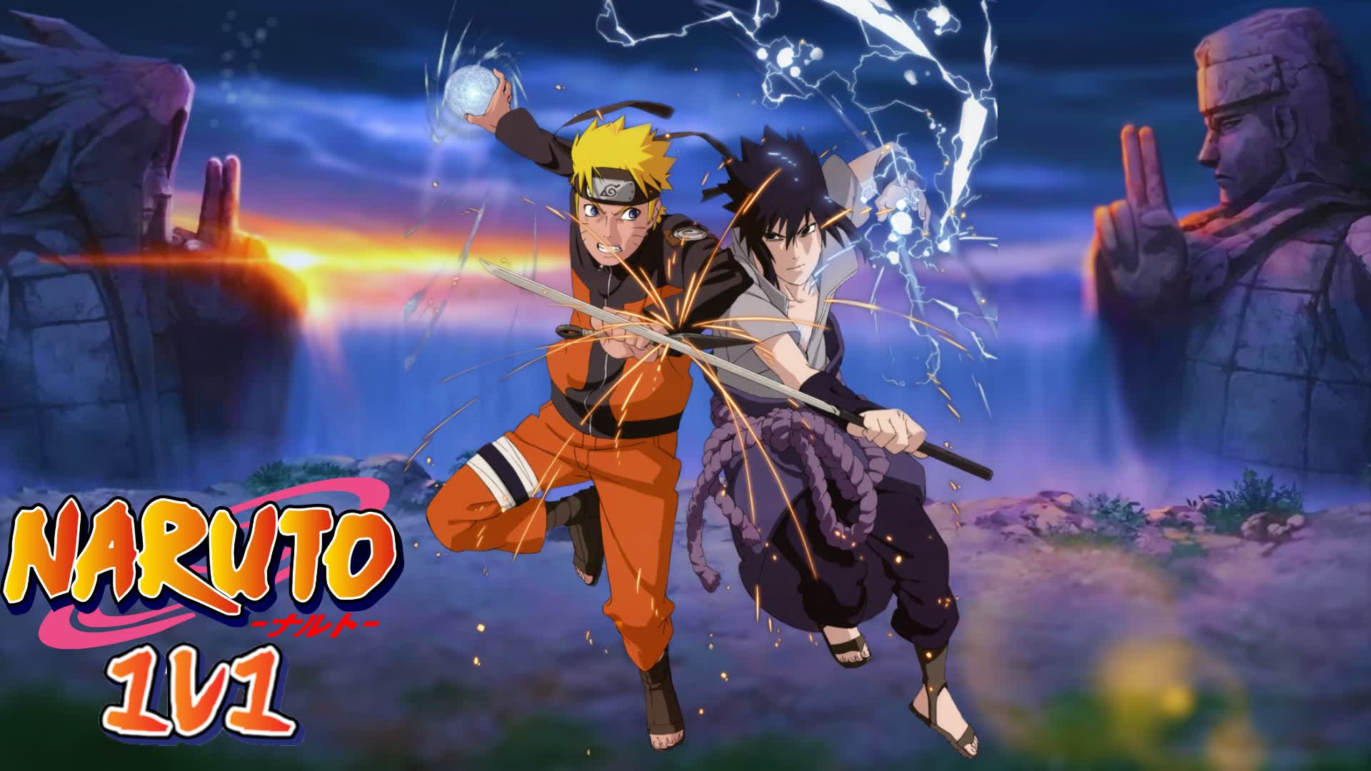 Naruto vs Sasuke 1v1