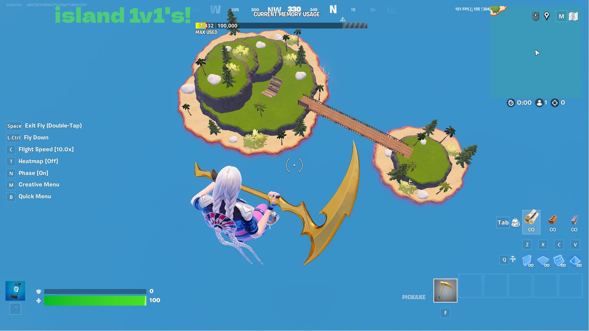 islands 1v1!