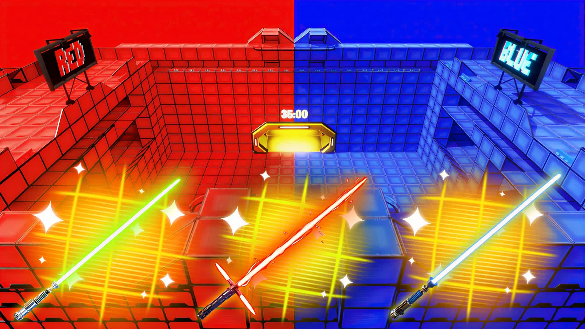 RED VS BLUE STARWARS fight team