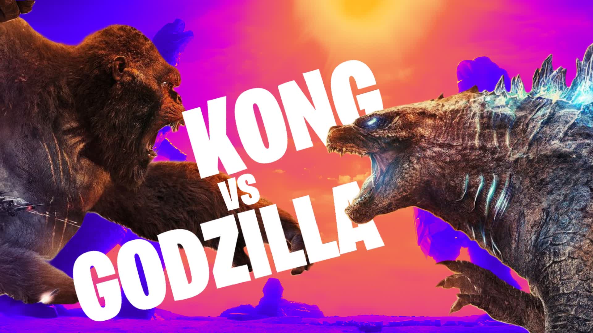 KONG VS GODZILLA 🔴🔵