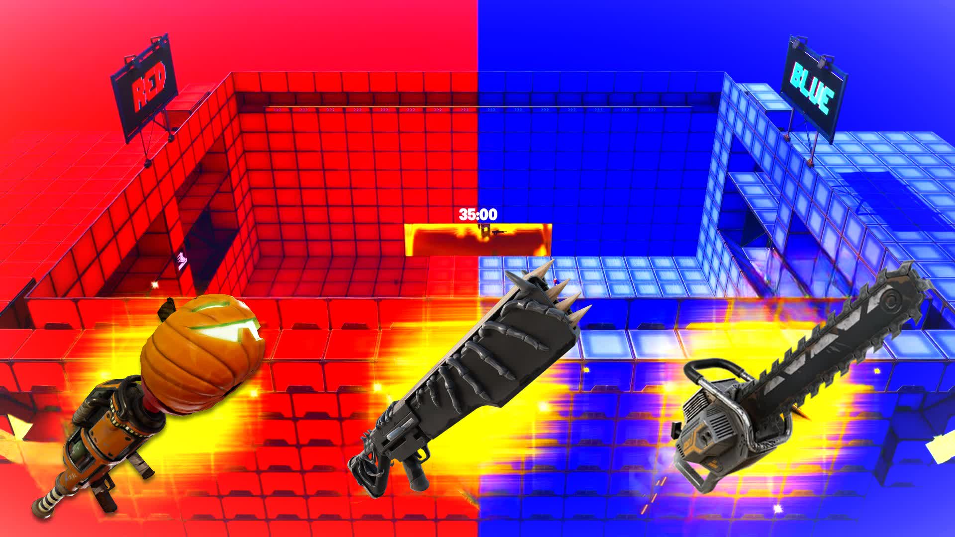 CRAZY RED VS BLUE HERO 🔴🔵