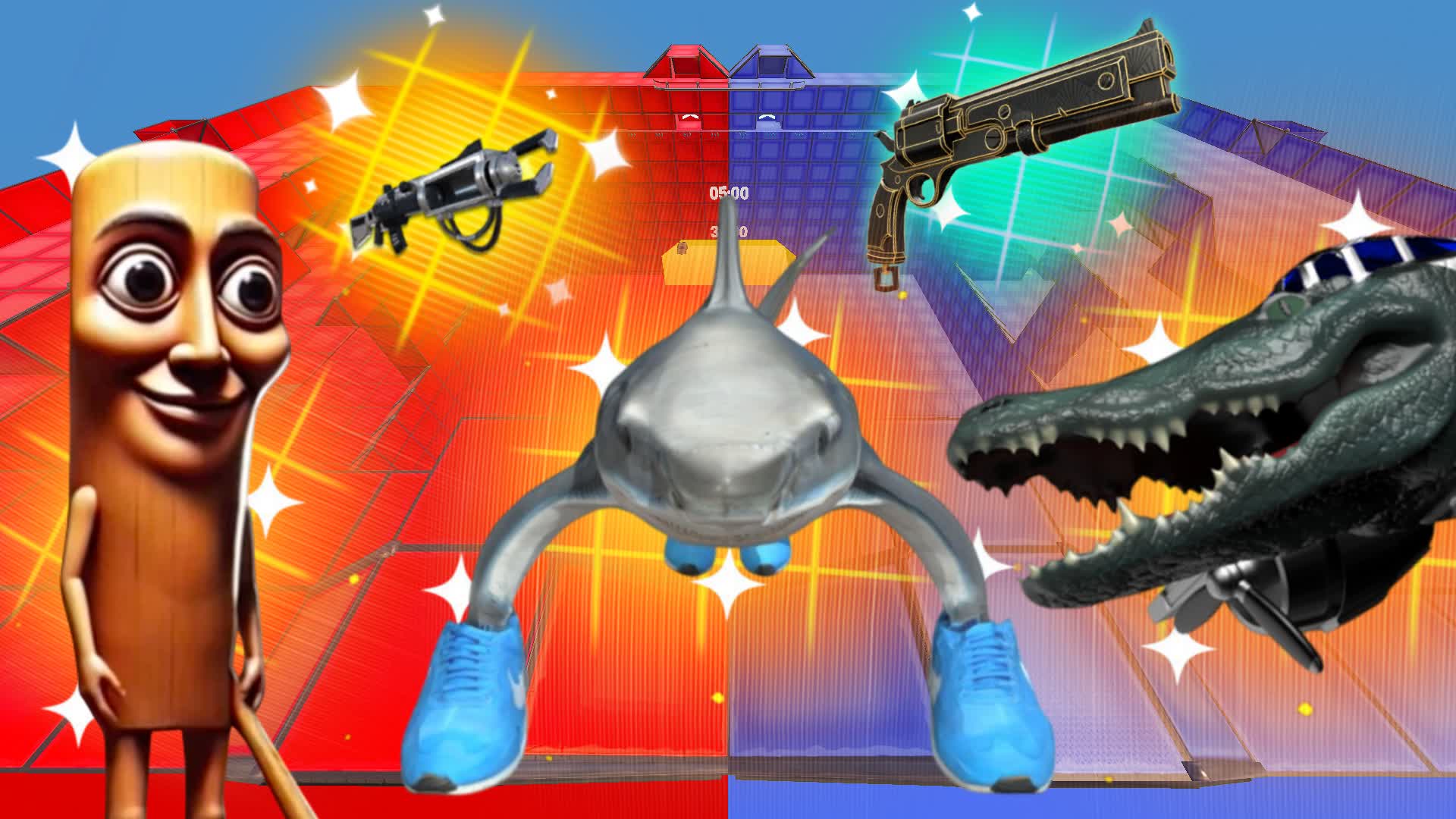 TUNG VS TRALALERO RED VS BLUE