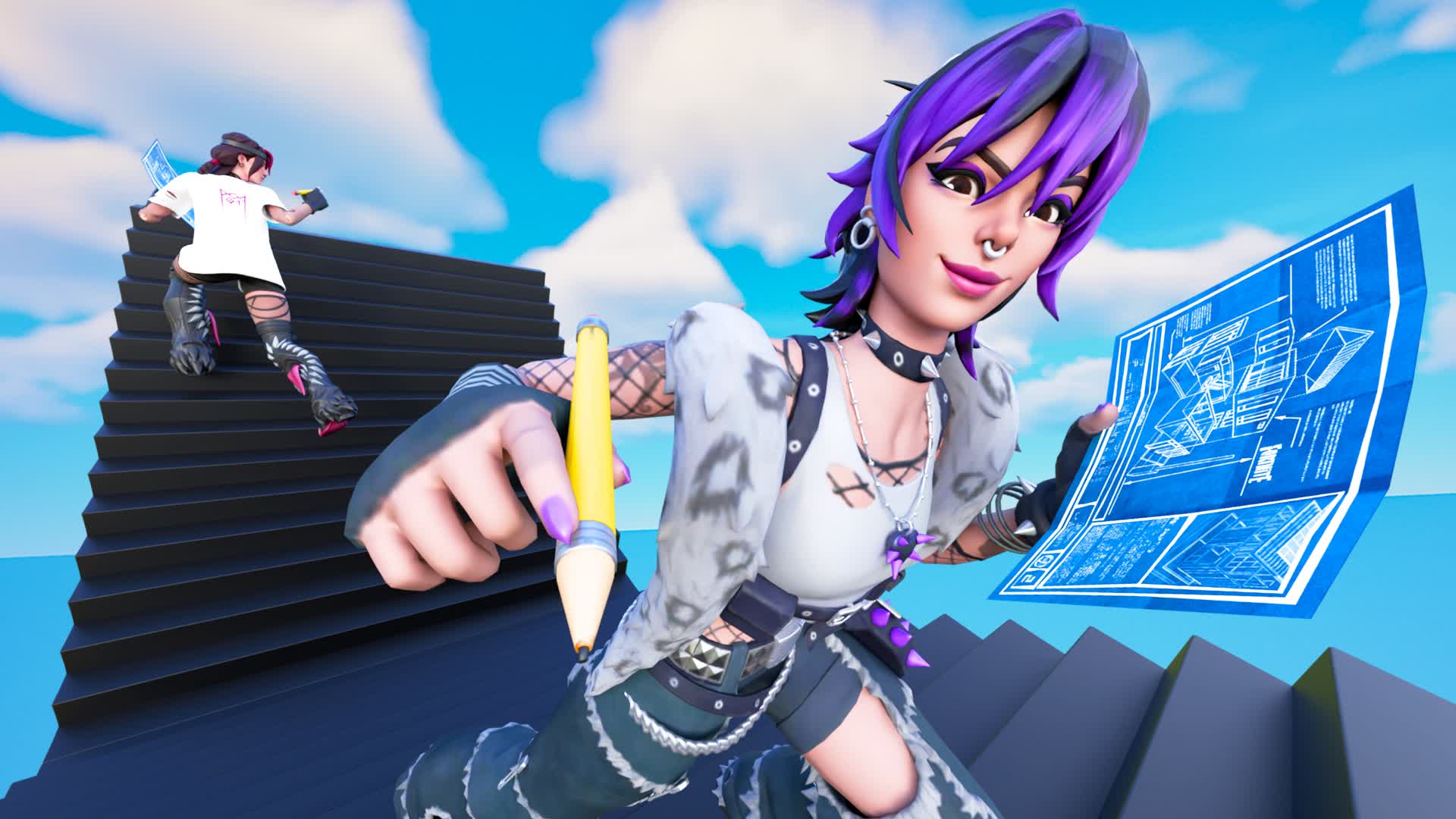 Floating 1v1 BuildFights + Spectate