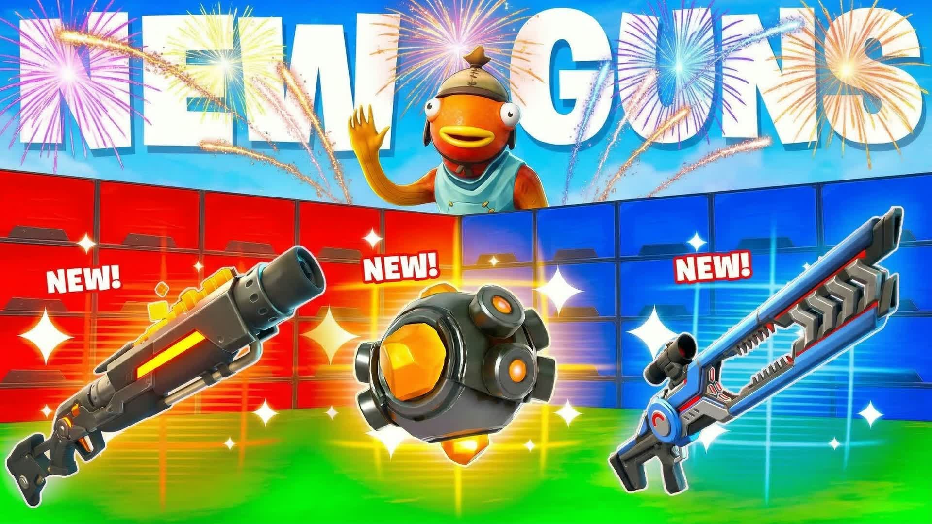 NEW 1V1V1 - ALL GUNS & RIDES