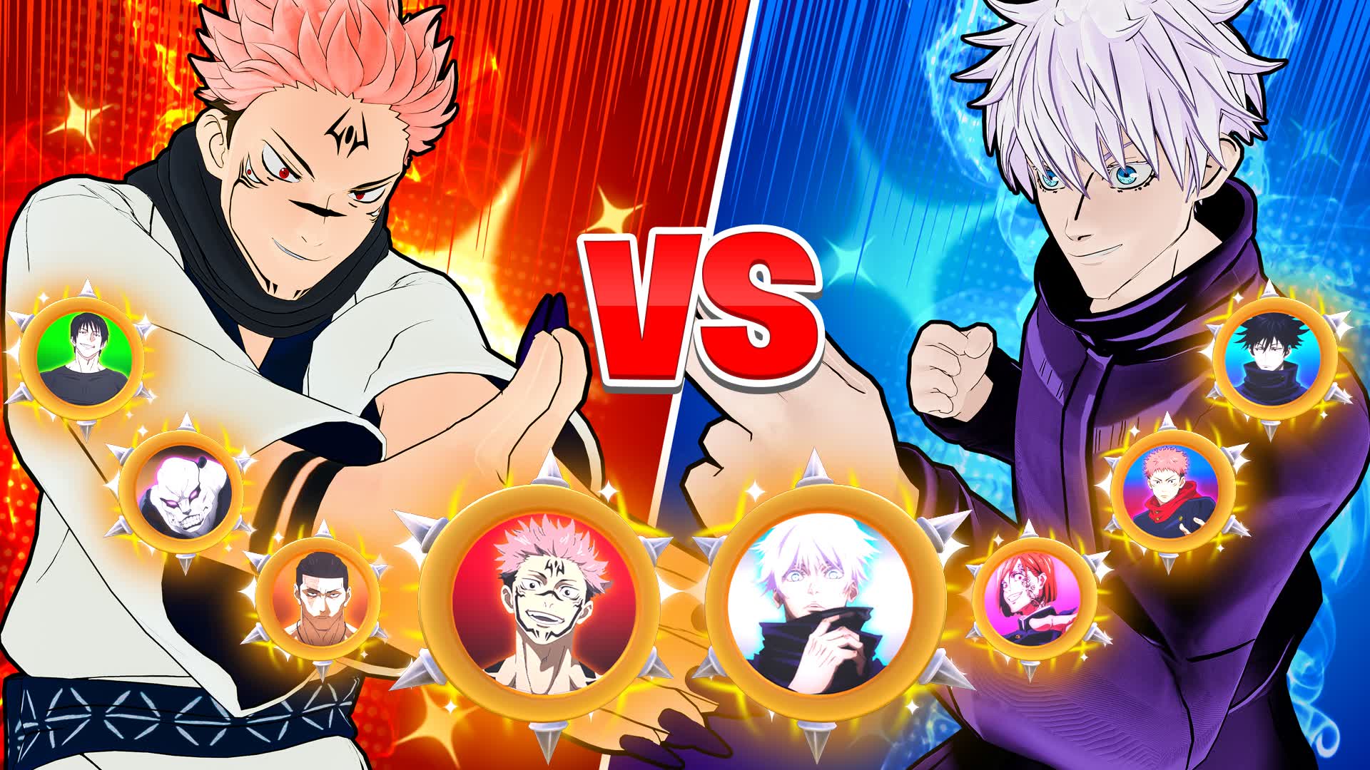 JUJUTSU - RED VS BLUE🔴🔵