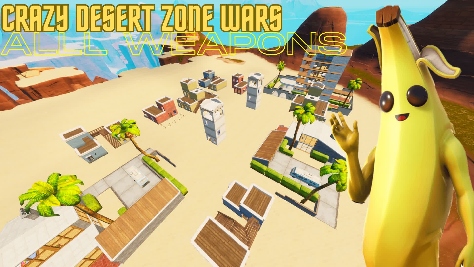 ⭐crazy desert zone wars all weapons⭐