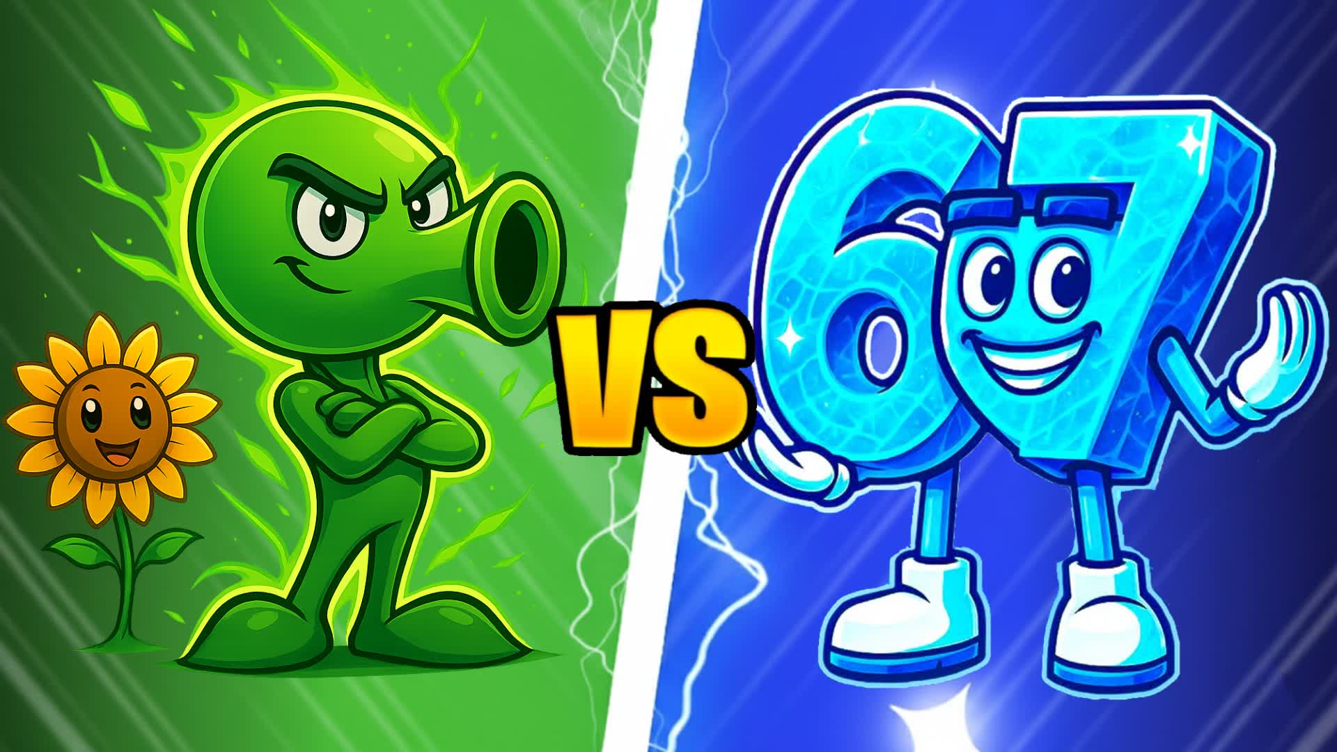 PLANTS VS BRAINROTS🌻RED VS BLUE🔴🔵
