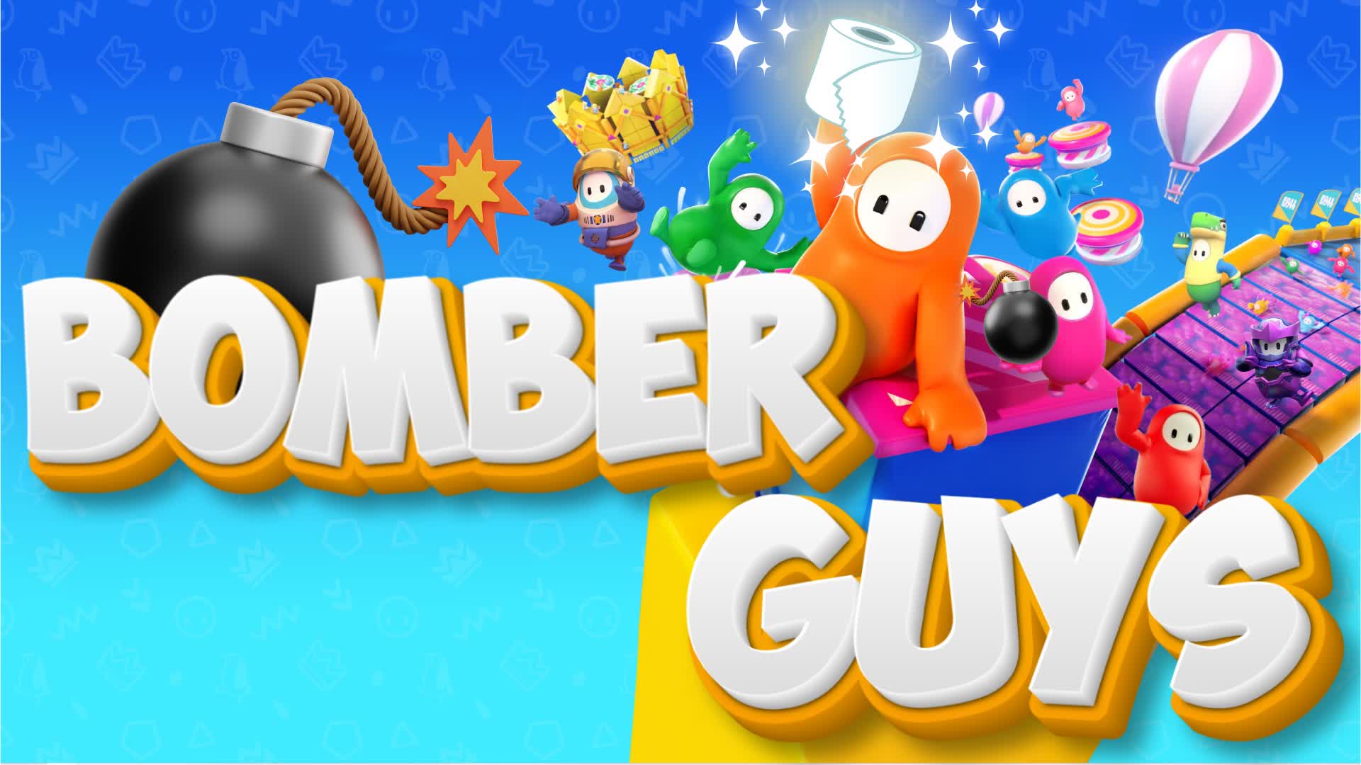 Bomber Guys - 💣Fall Guys Run🧻🏆🏁
