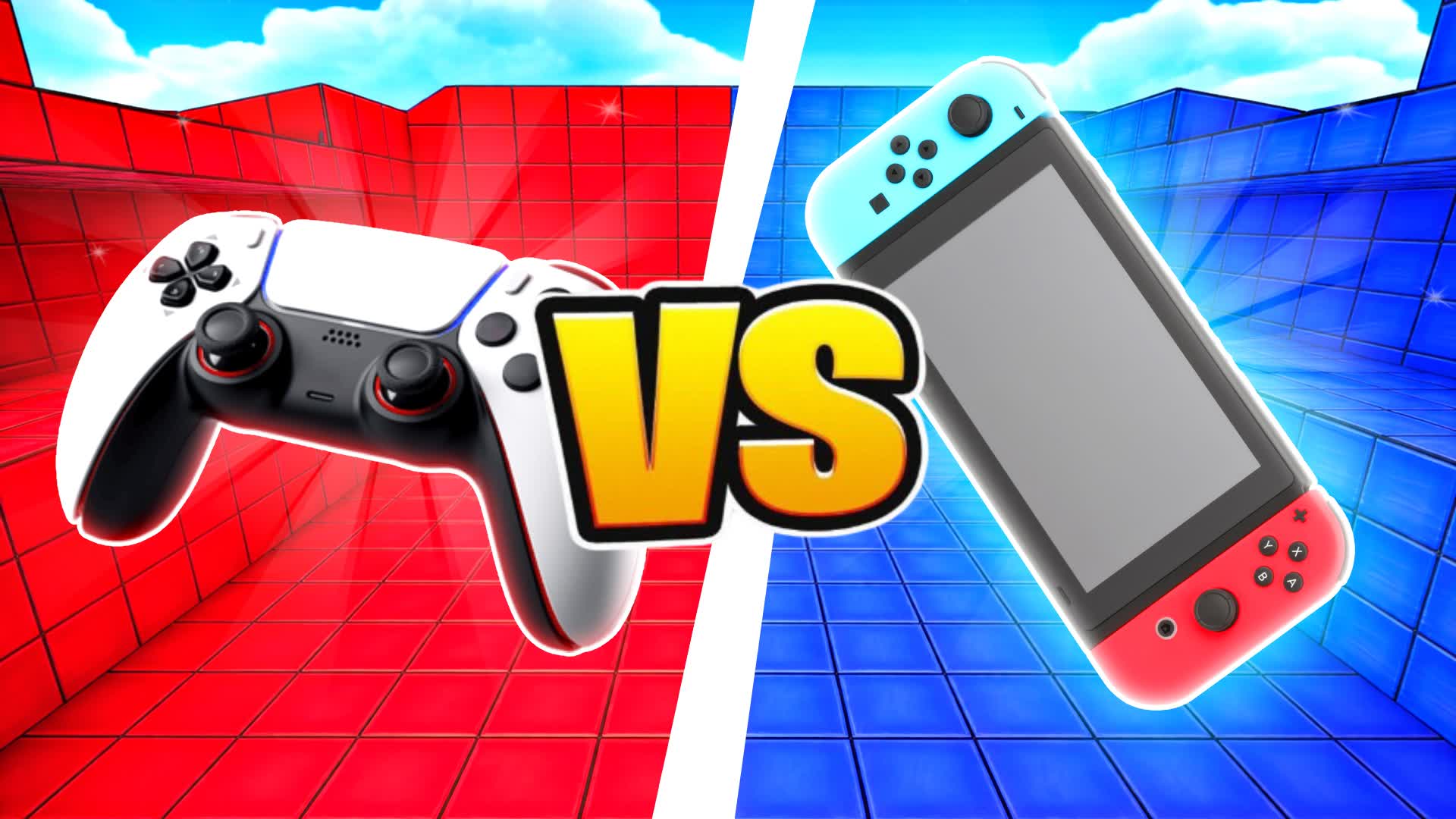 BIG SWITCH VS PS5 RED VS BLUE 🔴🔵