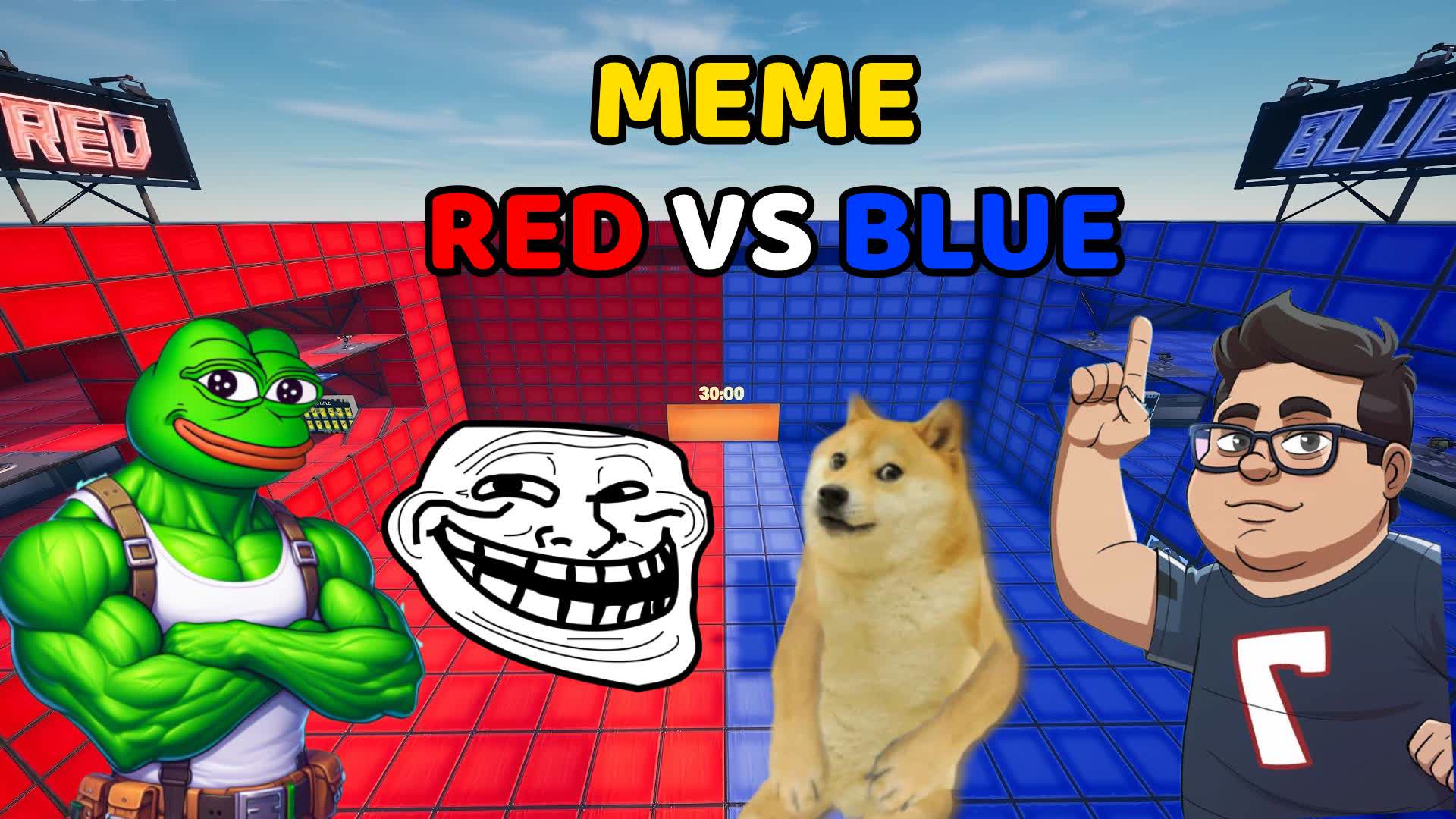 MEME RED VS BLUE 🔴🔵
