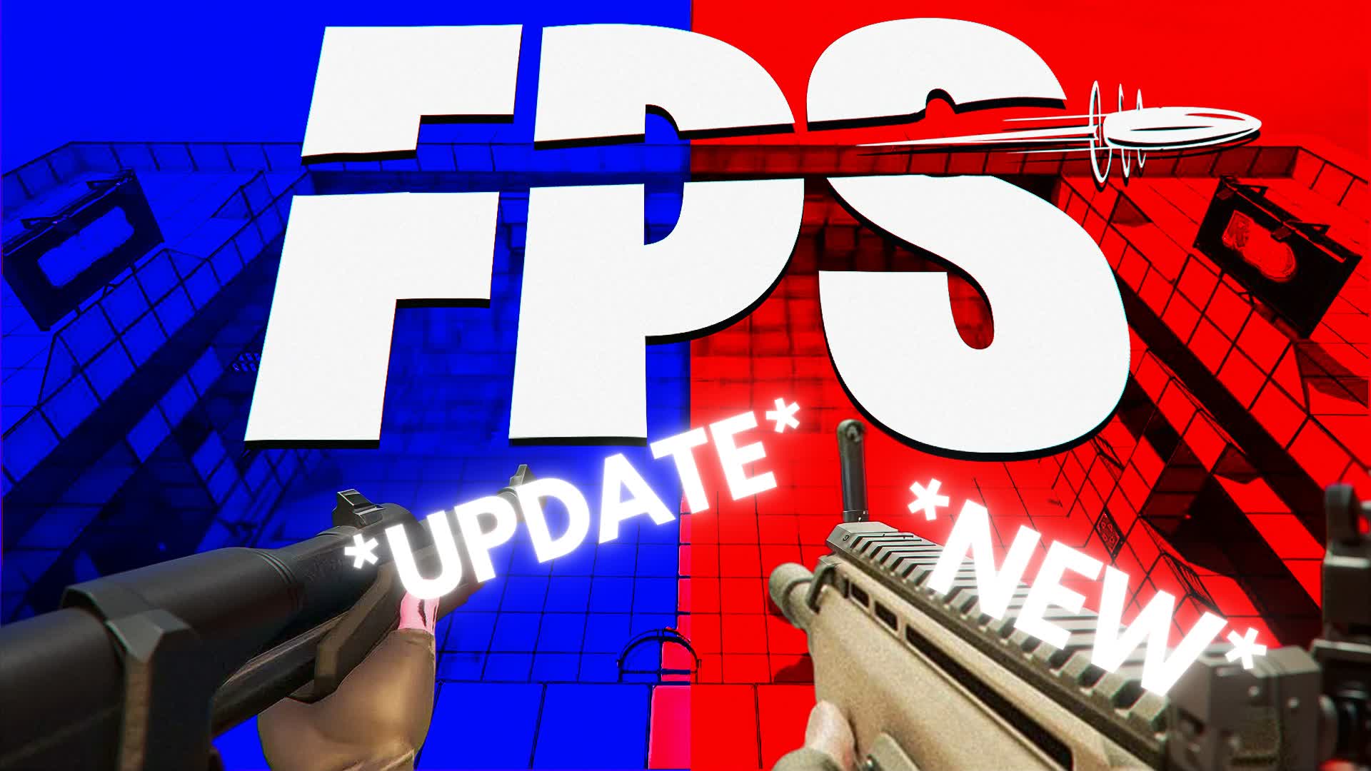 2025 EASY FPS RED VS BLUE 🔴🔵