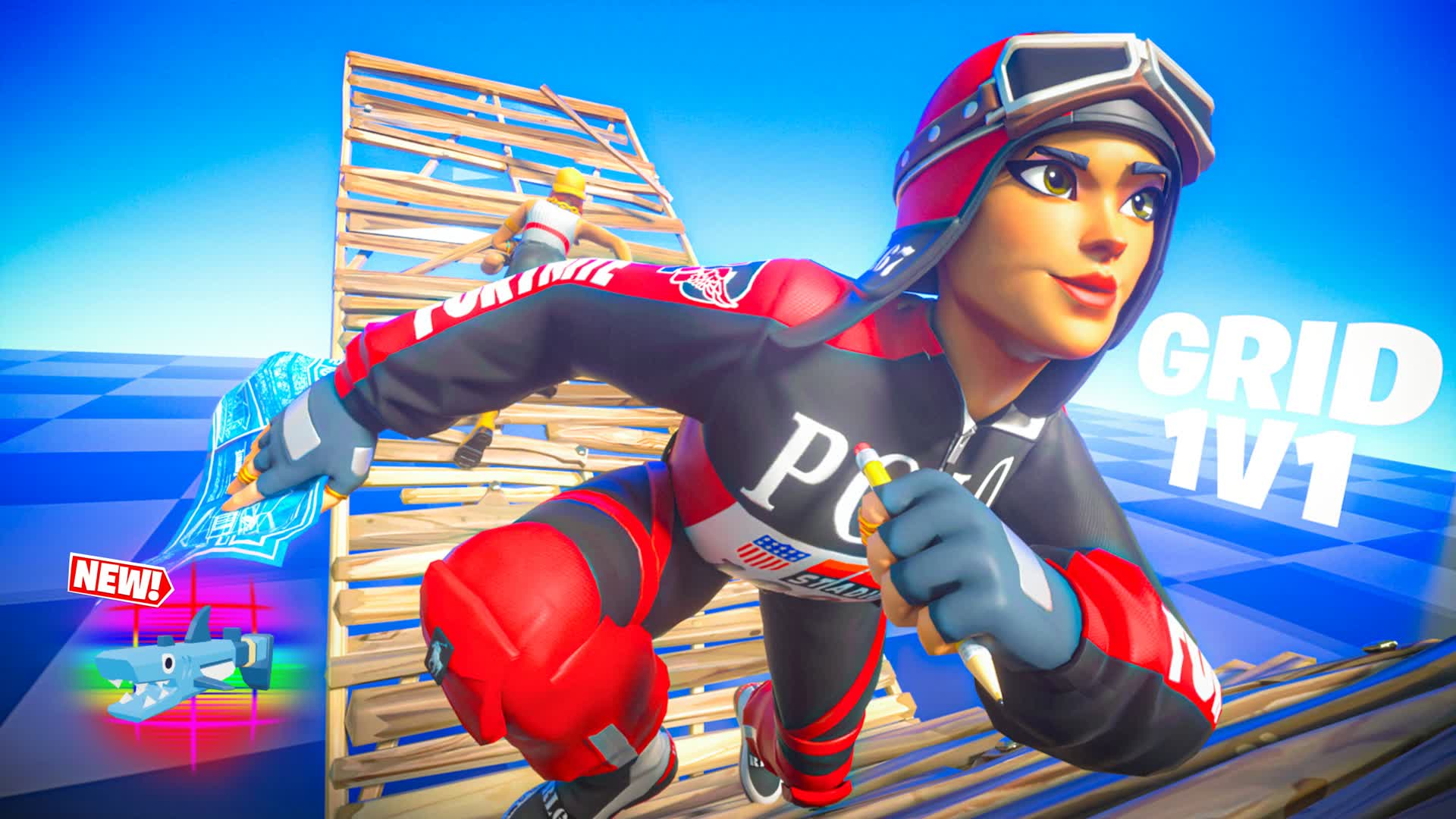 Grid 1v1 Build Fights (200 Pumps)