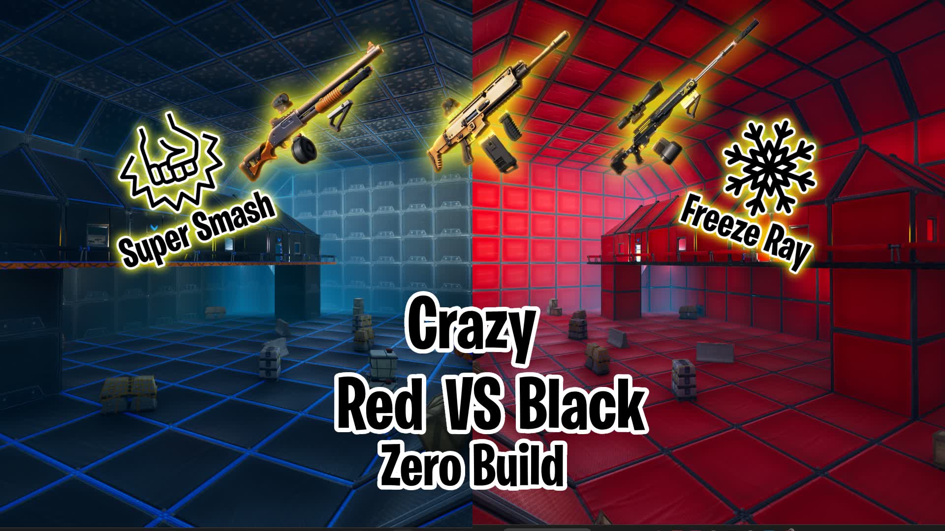 Crazy Red VS Black Zero Build🔴⚫