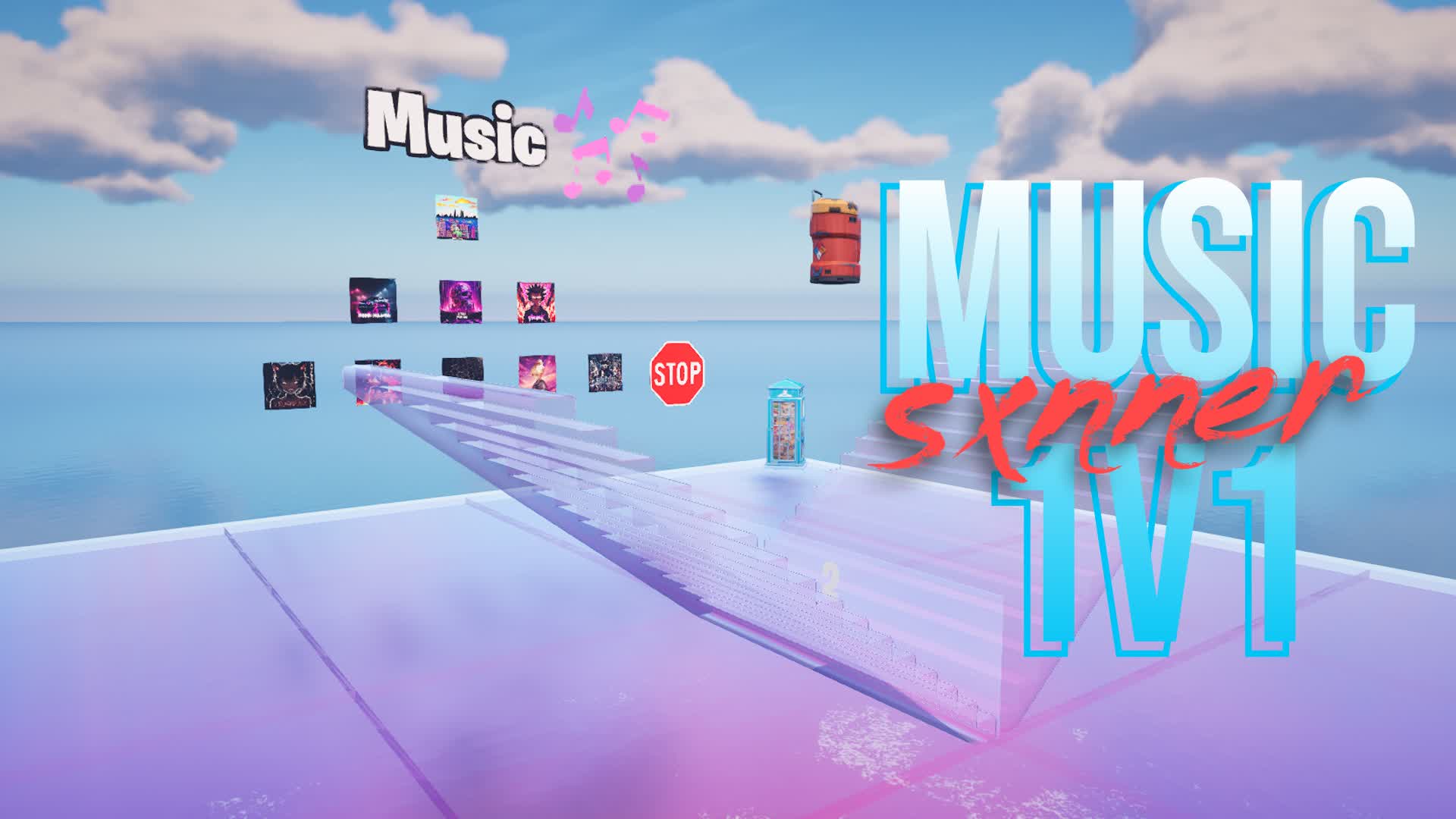 Music 1v1 Arena 🎵 / custom sky / SXNNER