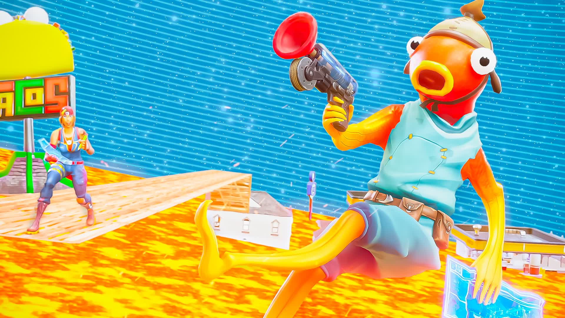 FLOOR IS LAVA ZONEWARS TILTED TOWERS