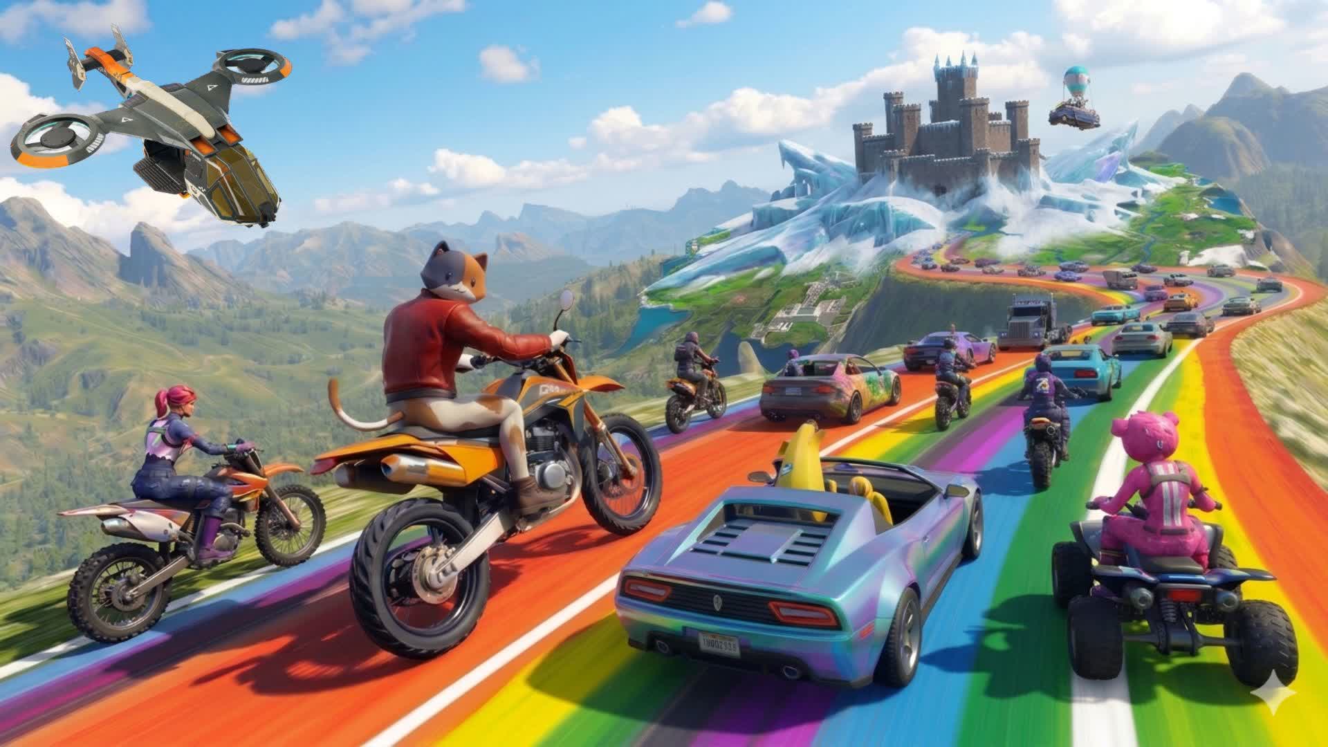 🏍️MEGA  RAMP CITY NEW 🧟⭐CARS GAMES 23