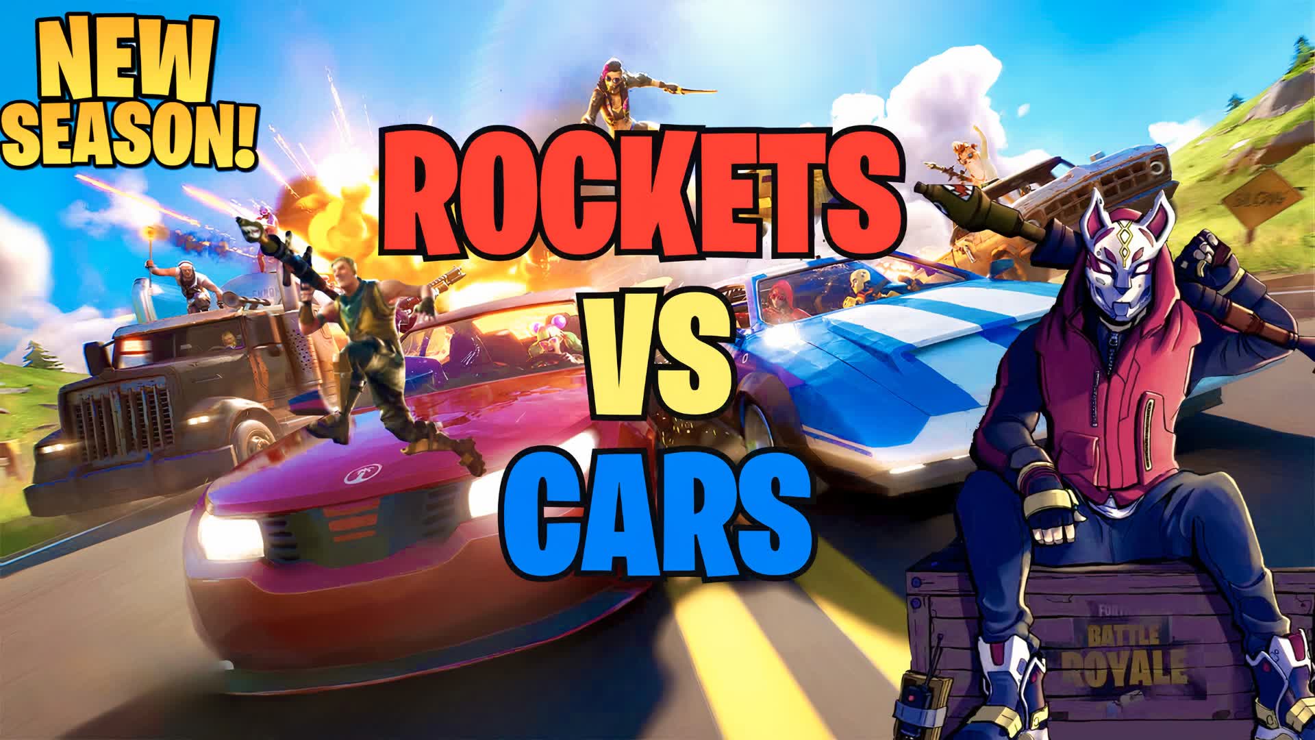 🚀ROCKETS VS CARS🚘