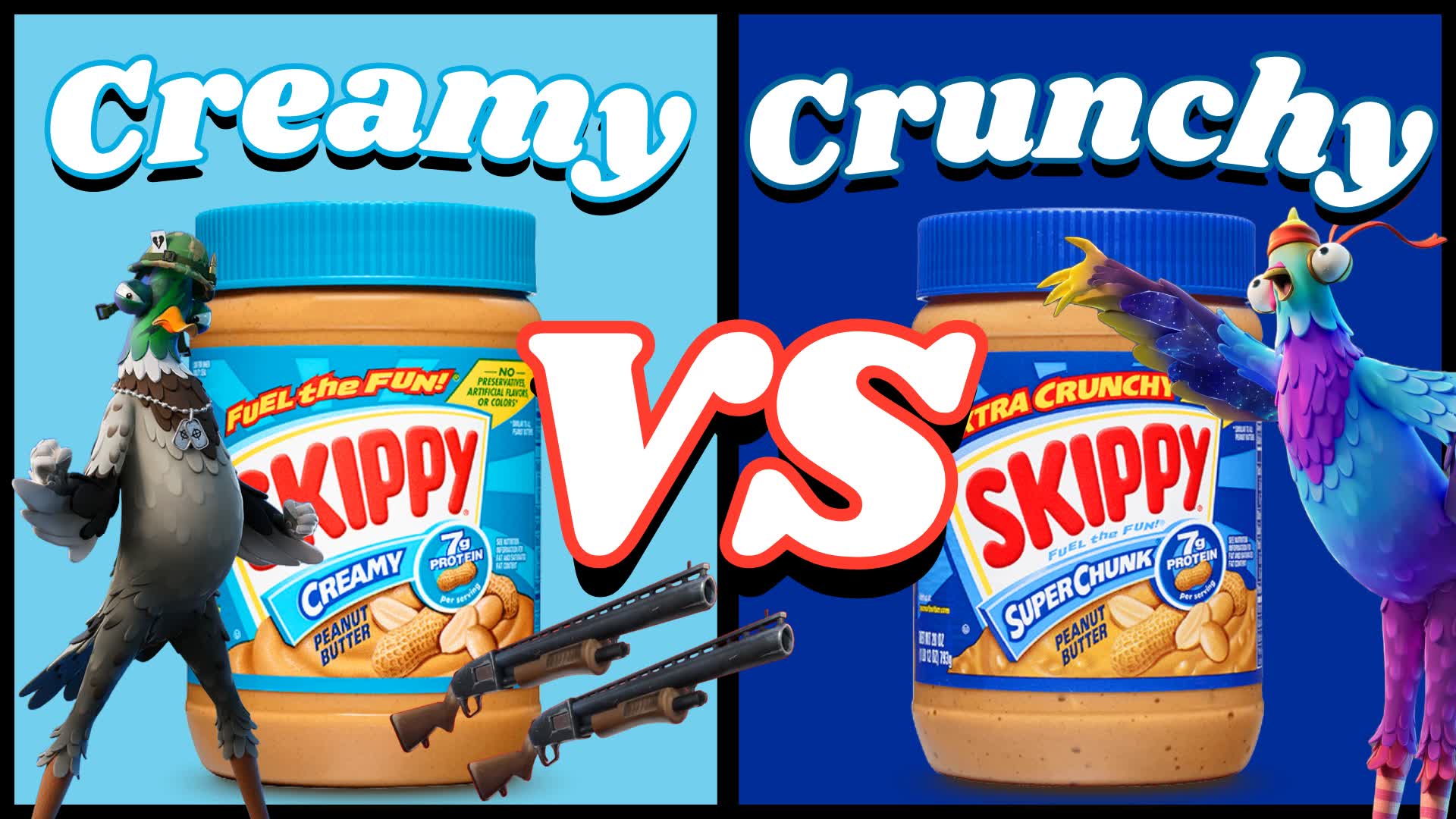 Creamy VS Crunchy Peanut Butter