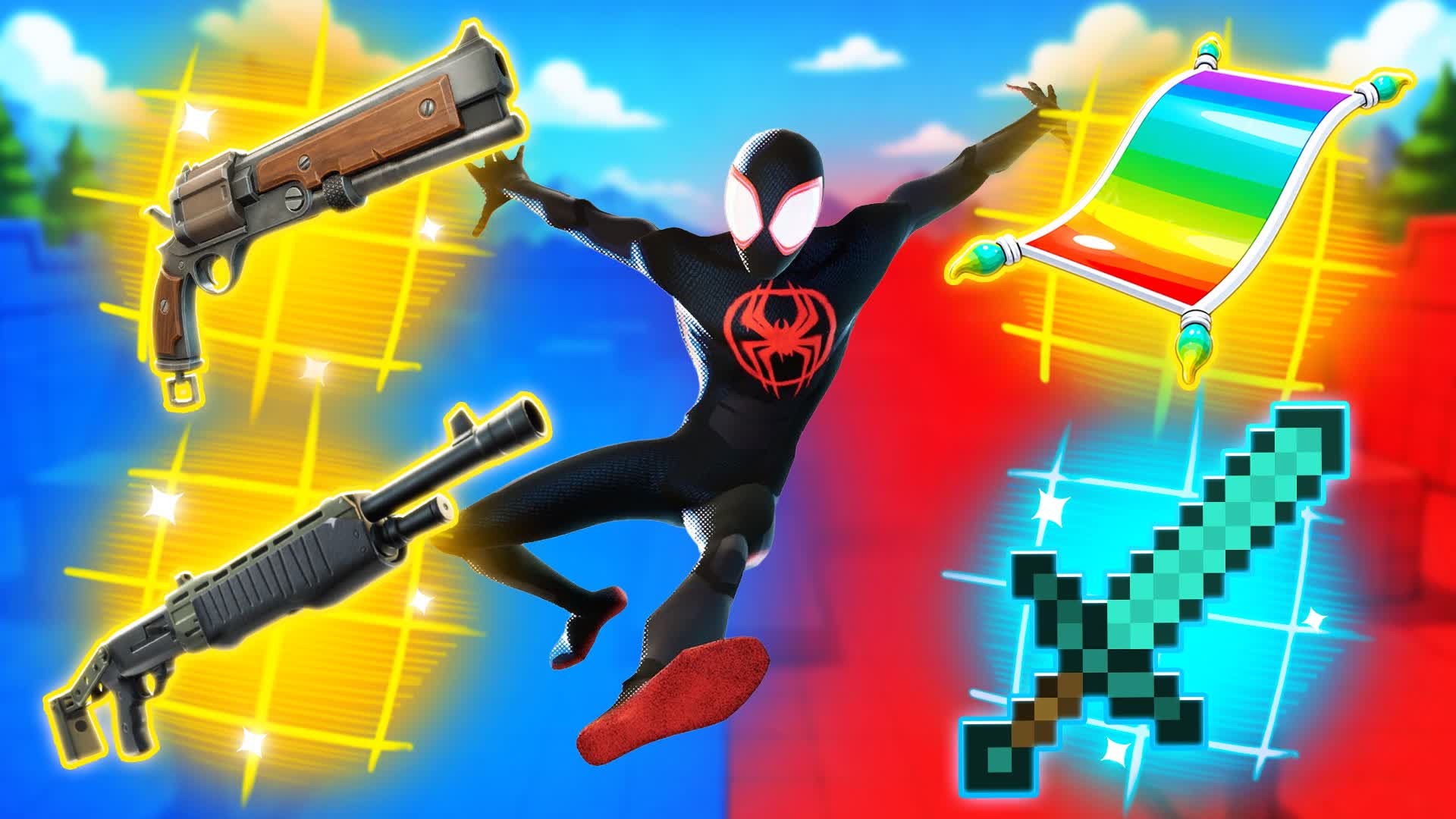 RED VS BLUE, CRAZY GUNS