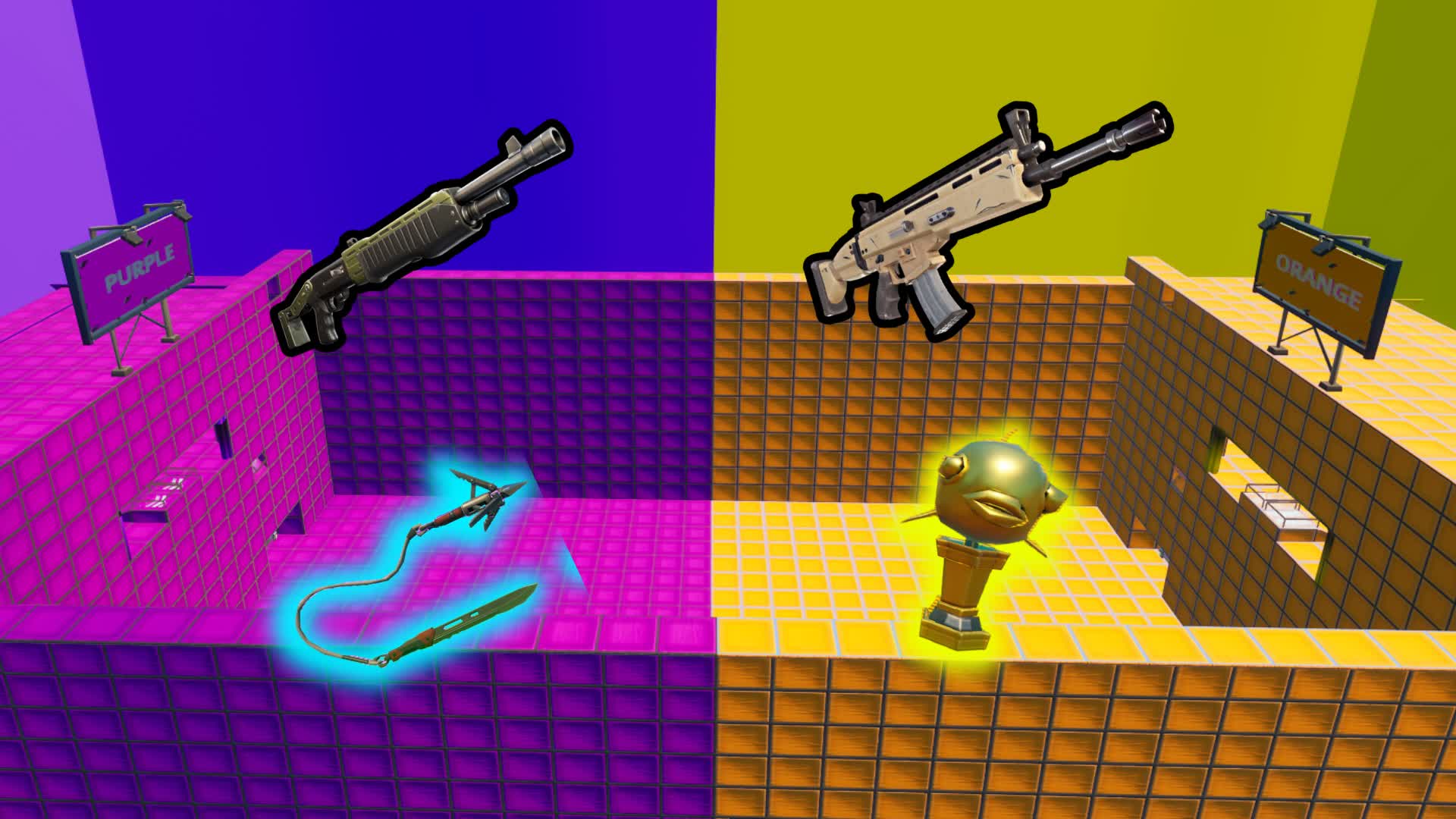 MEGA ORANGE VS PURPLE 🟣🟠