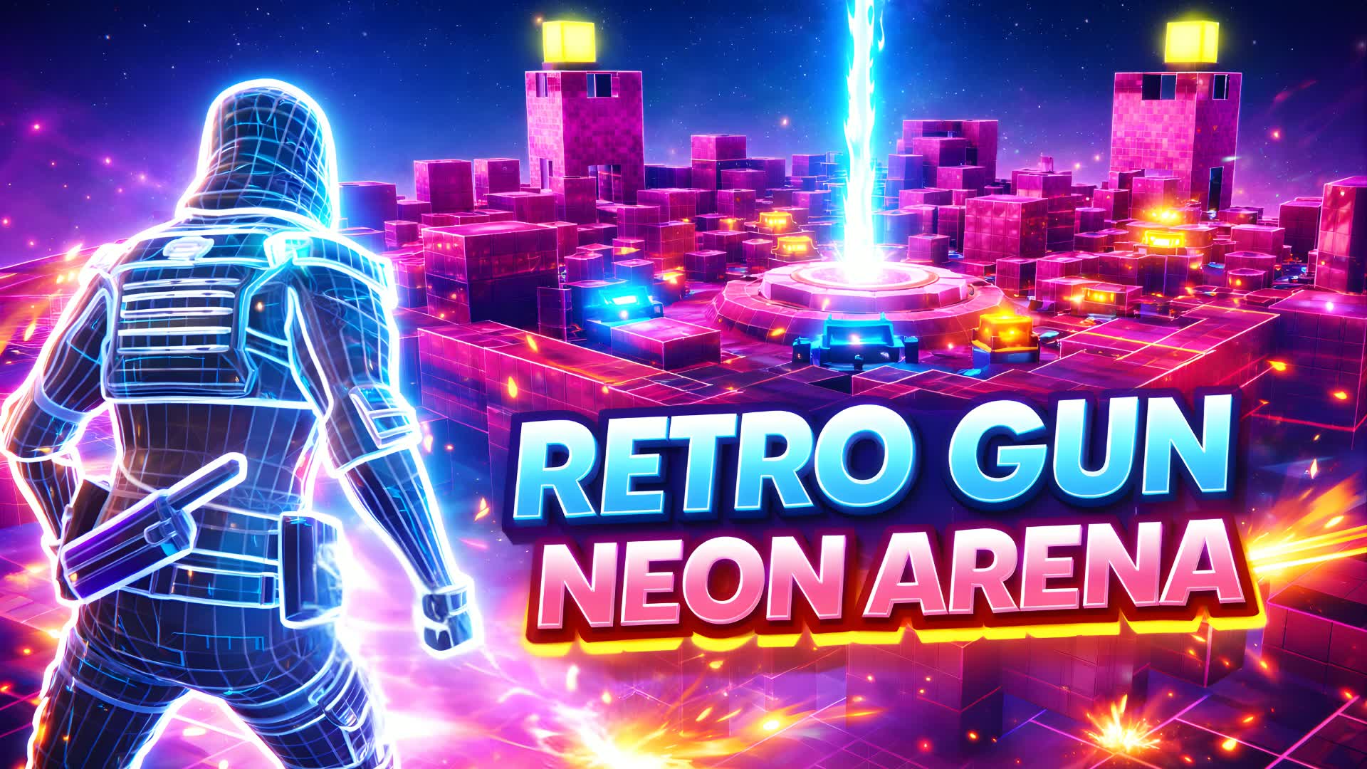 RETRO GUN NEON ARENA
