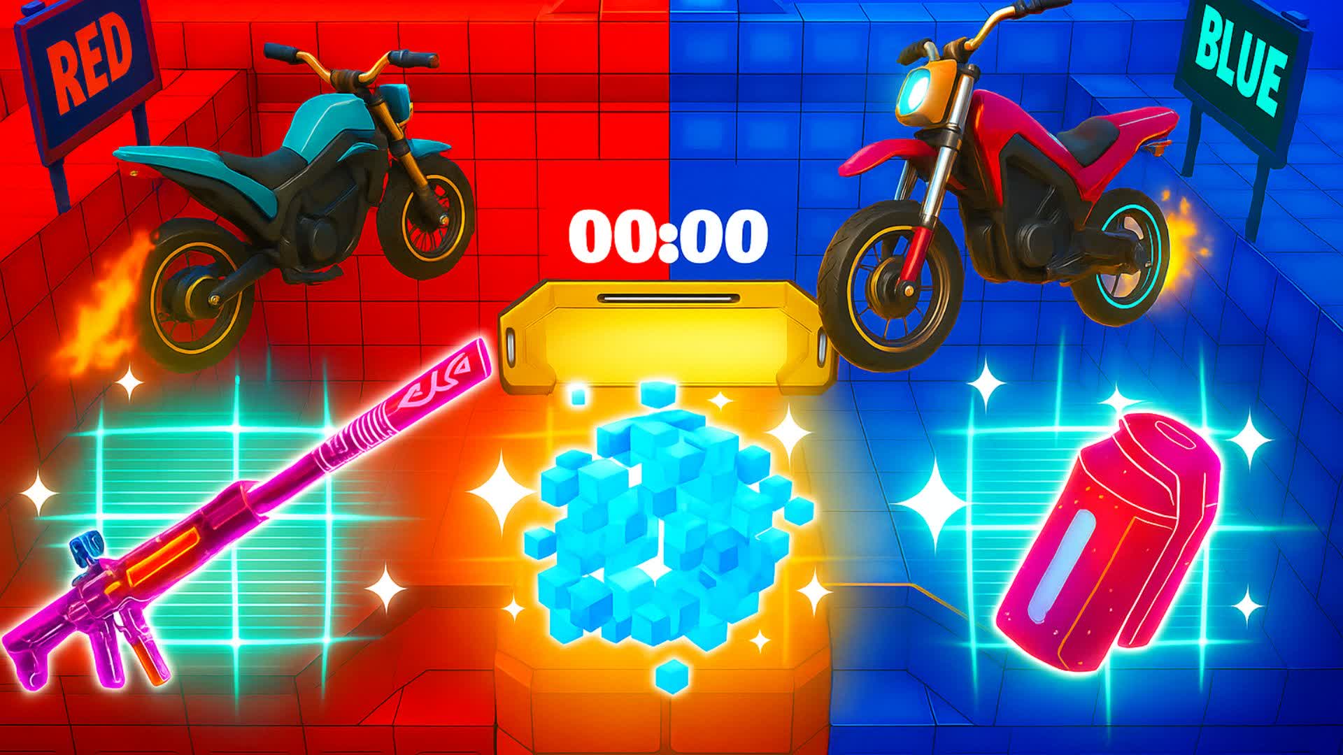CRAZY RED VS BLUE 🔴🔵(EXTREME)